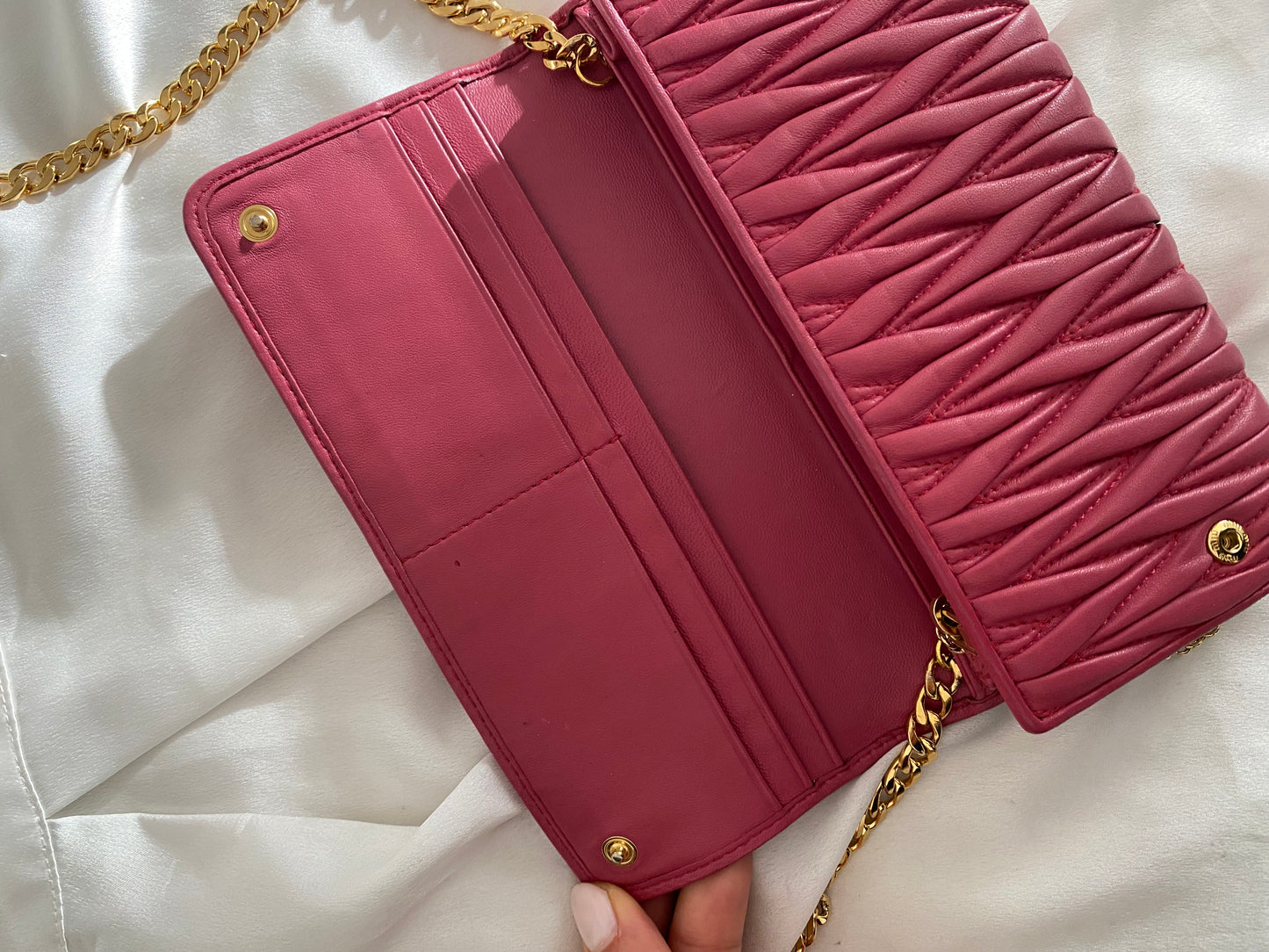 Miu miu pochette peonia