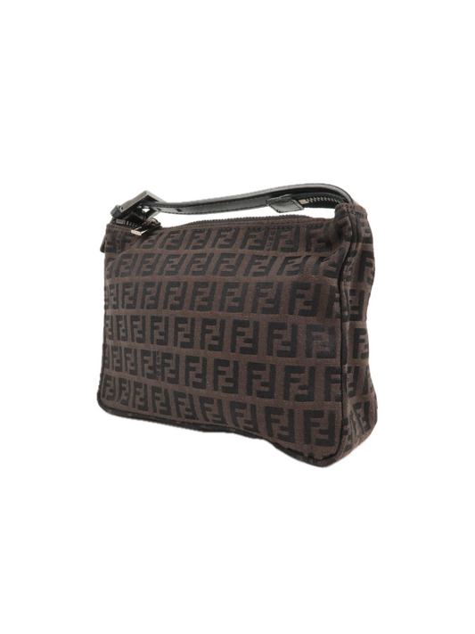 Fendi monogram zucchino brown mini