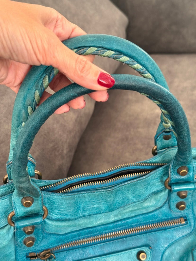 Balenciaga first turquoise ss 2005