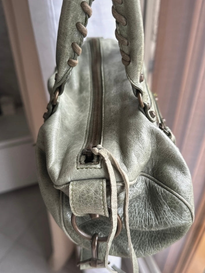 Balenciaga motocross mini twiggy green