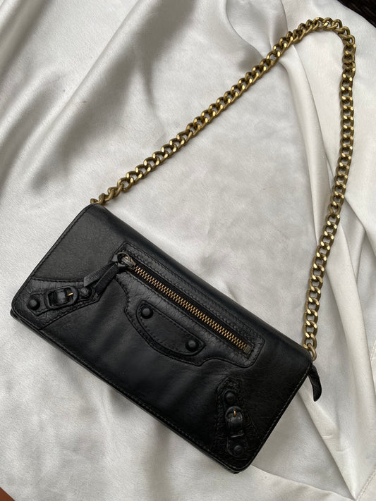 Balenciaga black pochette