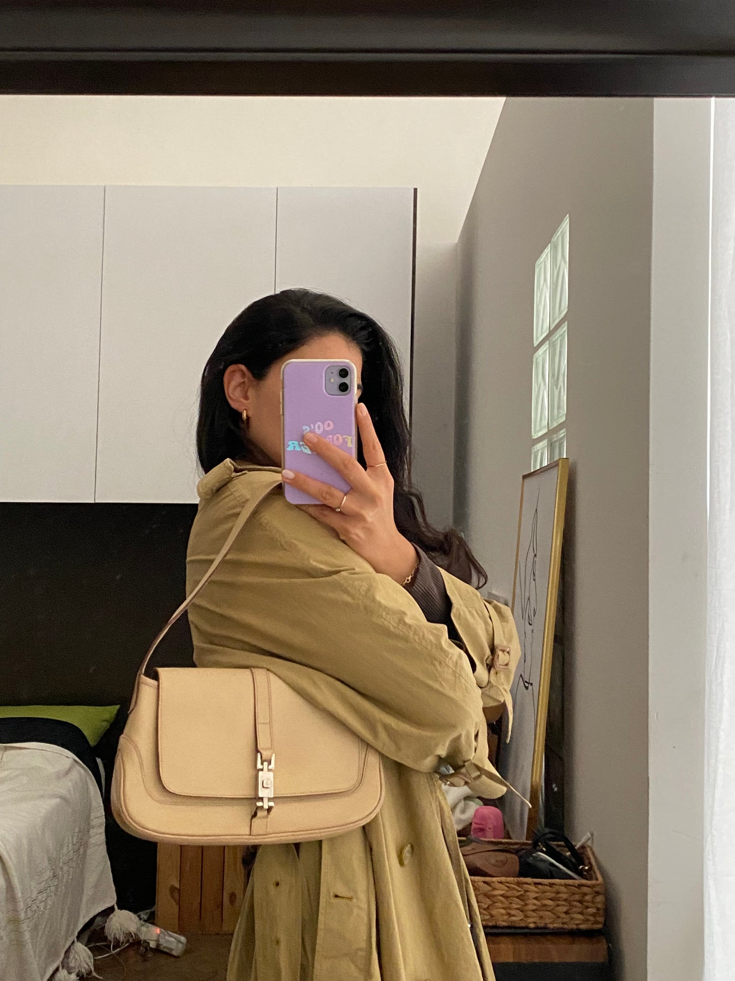 Gucci Jackie beige