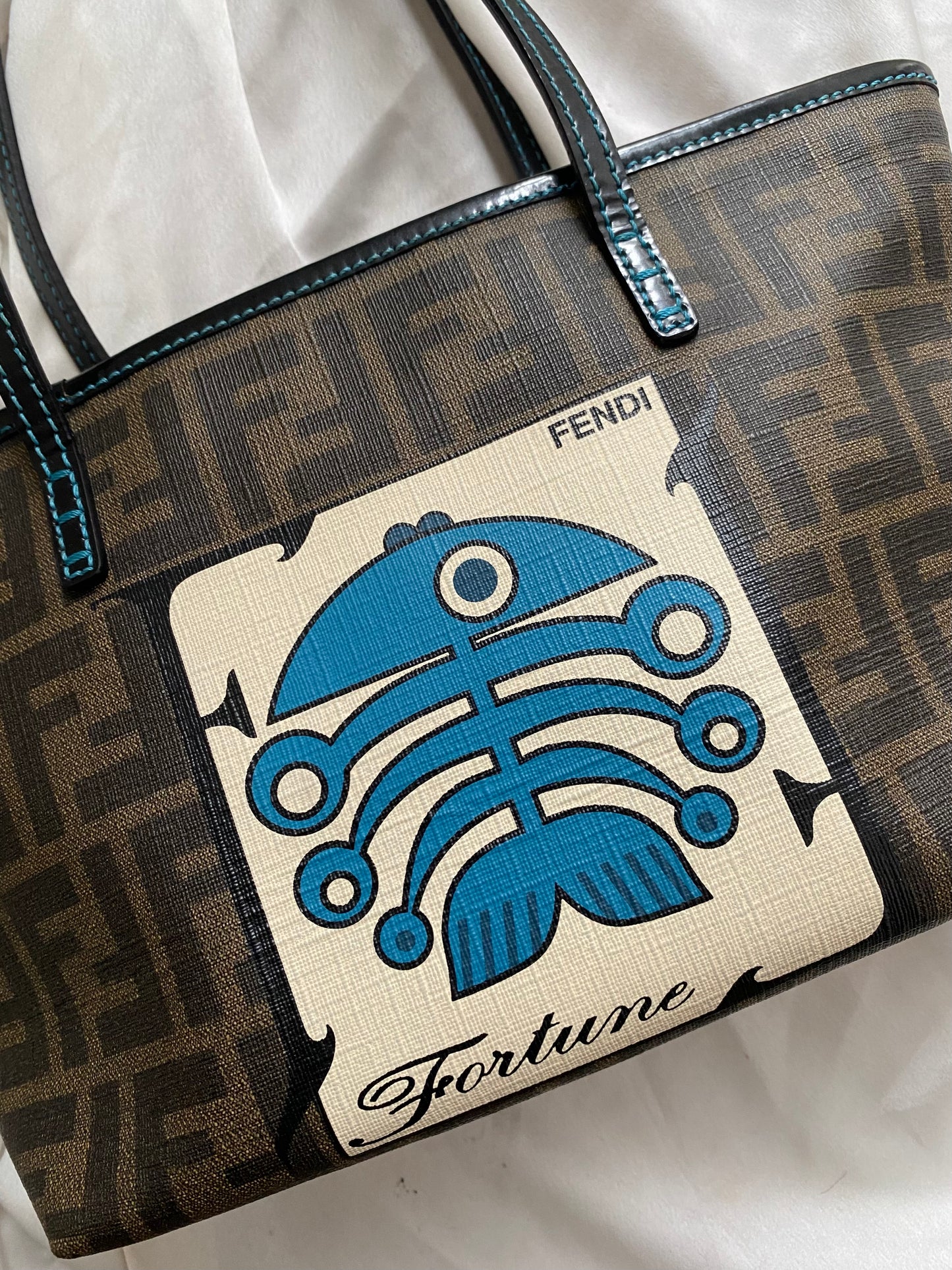 Fendi mini tote zucca edizione limitata Fortune