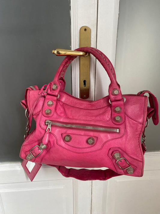 Balenciaga classic city rosa sorbet