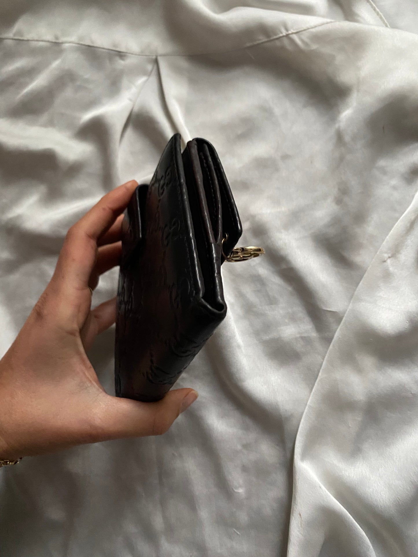 Gucci wallet charm brown