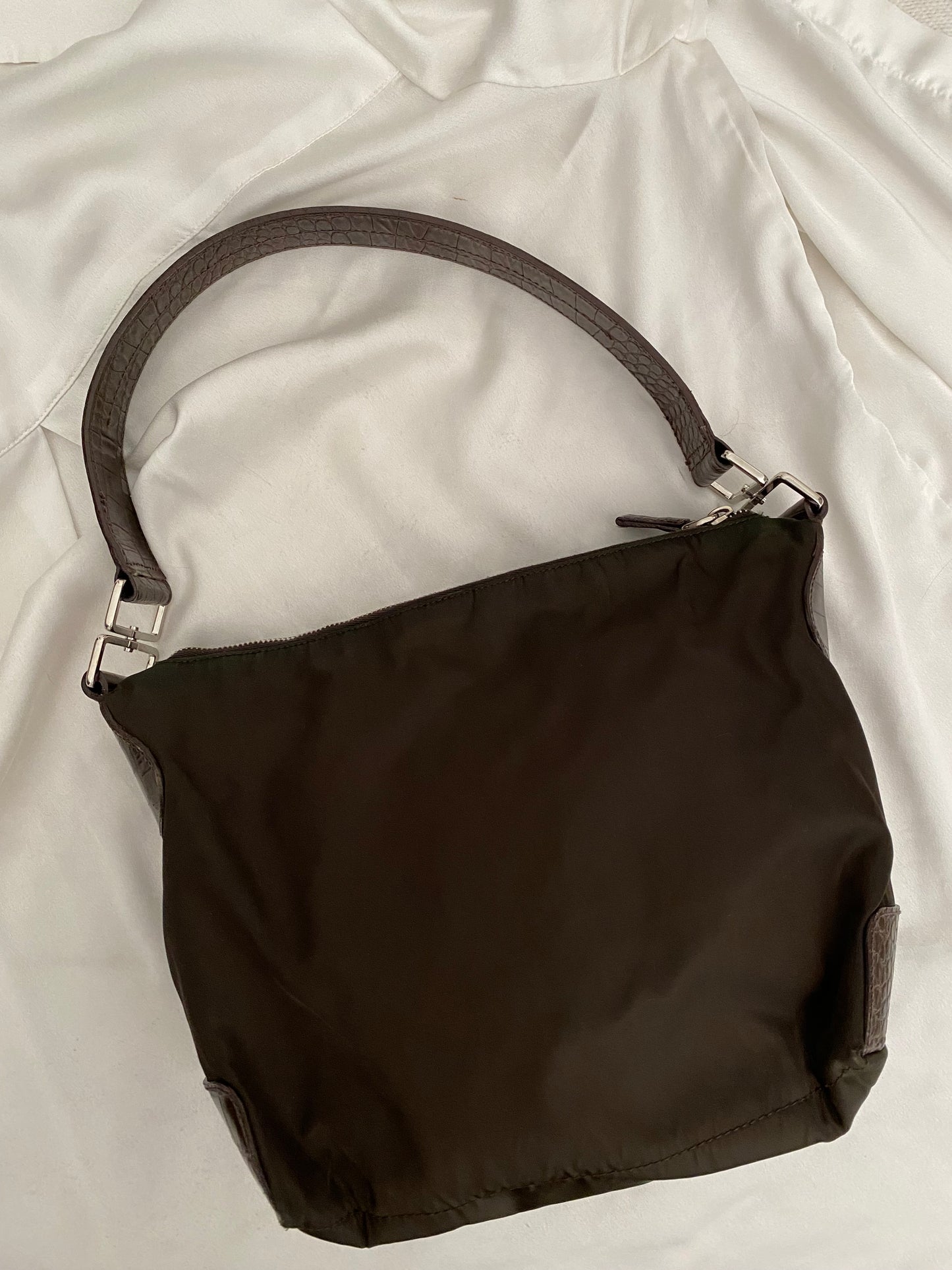 Prada hobo cioccolato