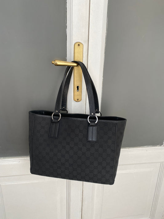 Gucci tote bag monogram nero