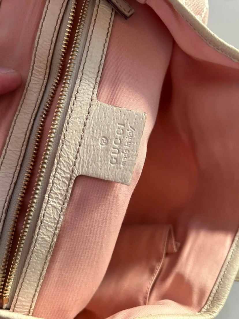 Gucci mini tote joliecoeur sherry Line monogram pink