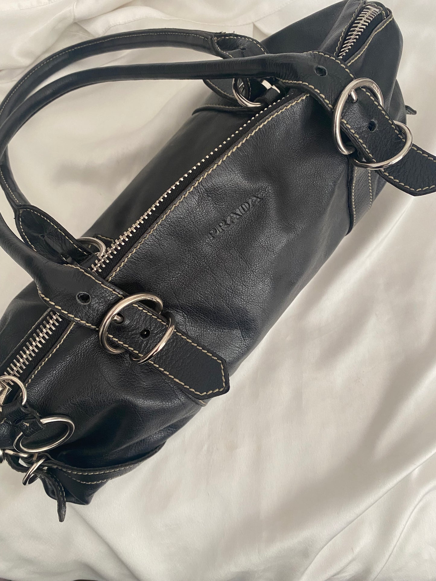 Prada buckle bag