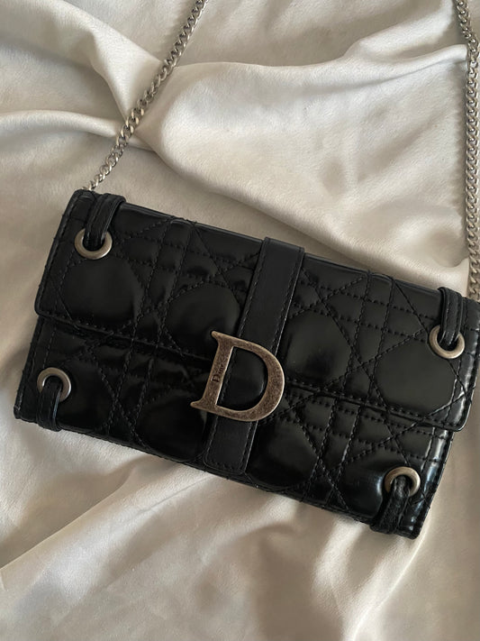 Dior pochette dragonne cannage