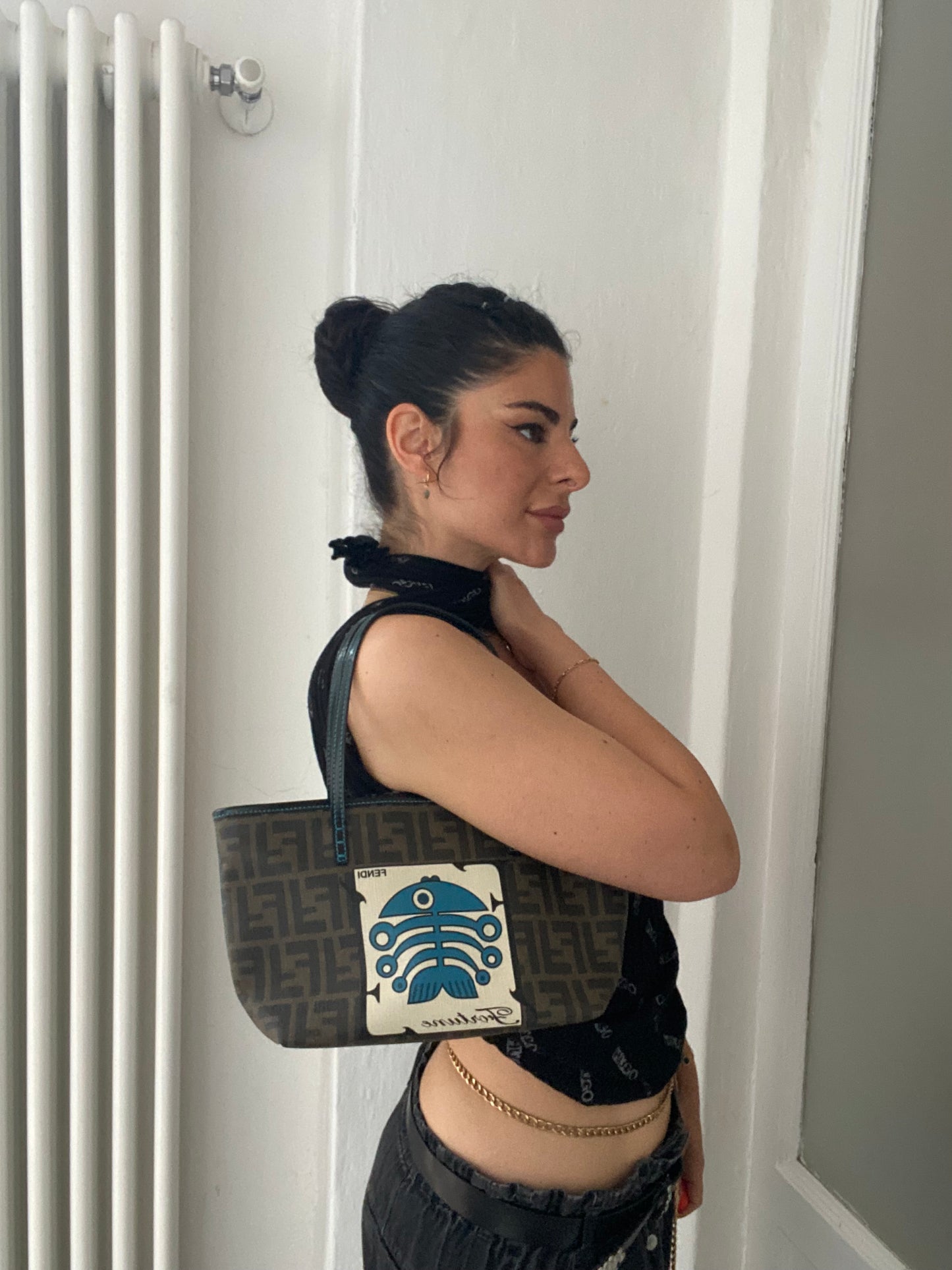 Fendi mini tote zucca edizione limitata Fortune