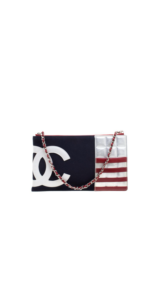 Chanel pochette American flag 2003