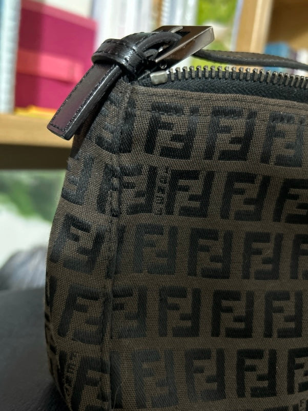 Fendi monogram zucchino brown mini