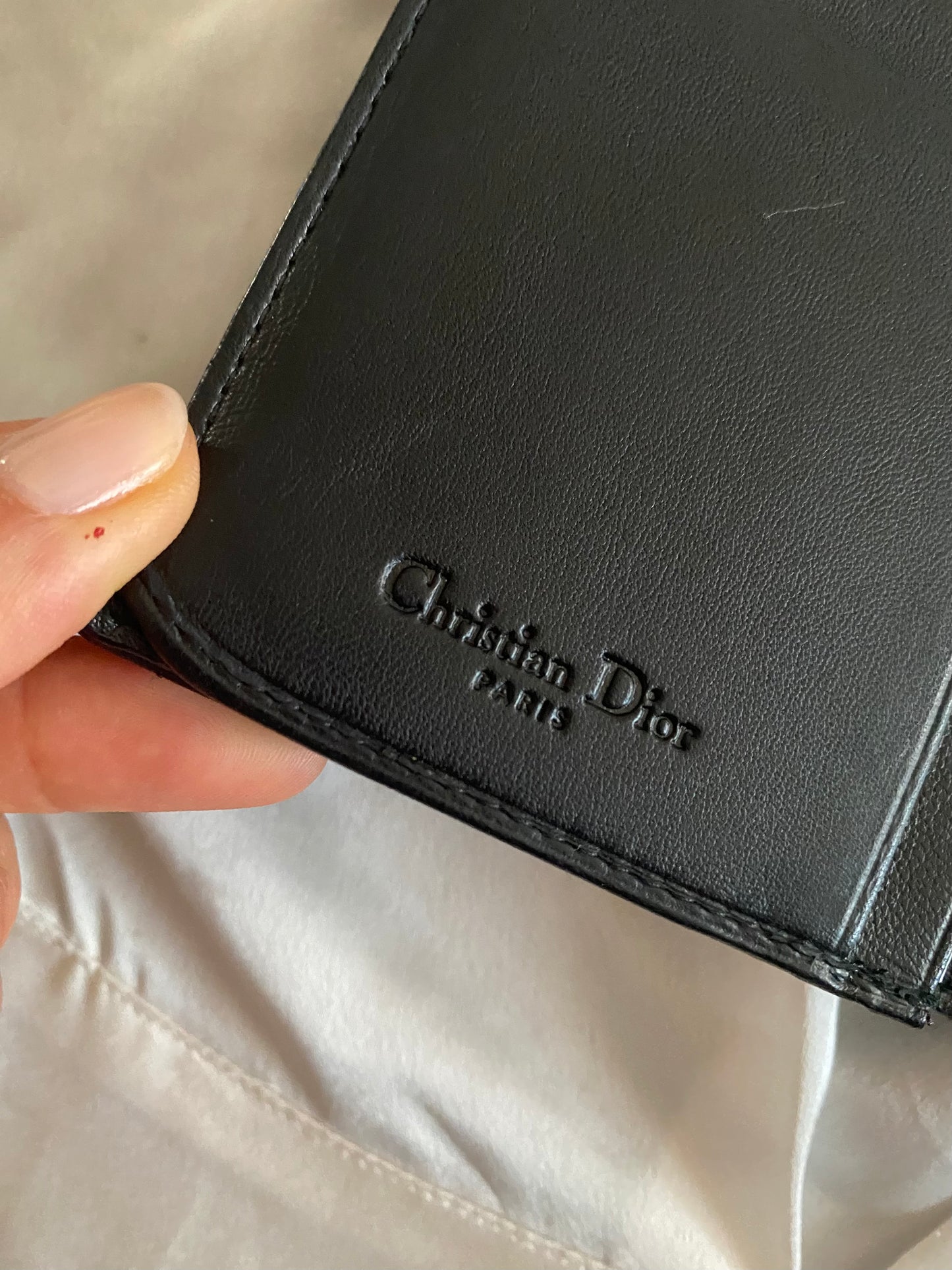 Dior pochette dragonne cannage