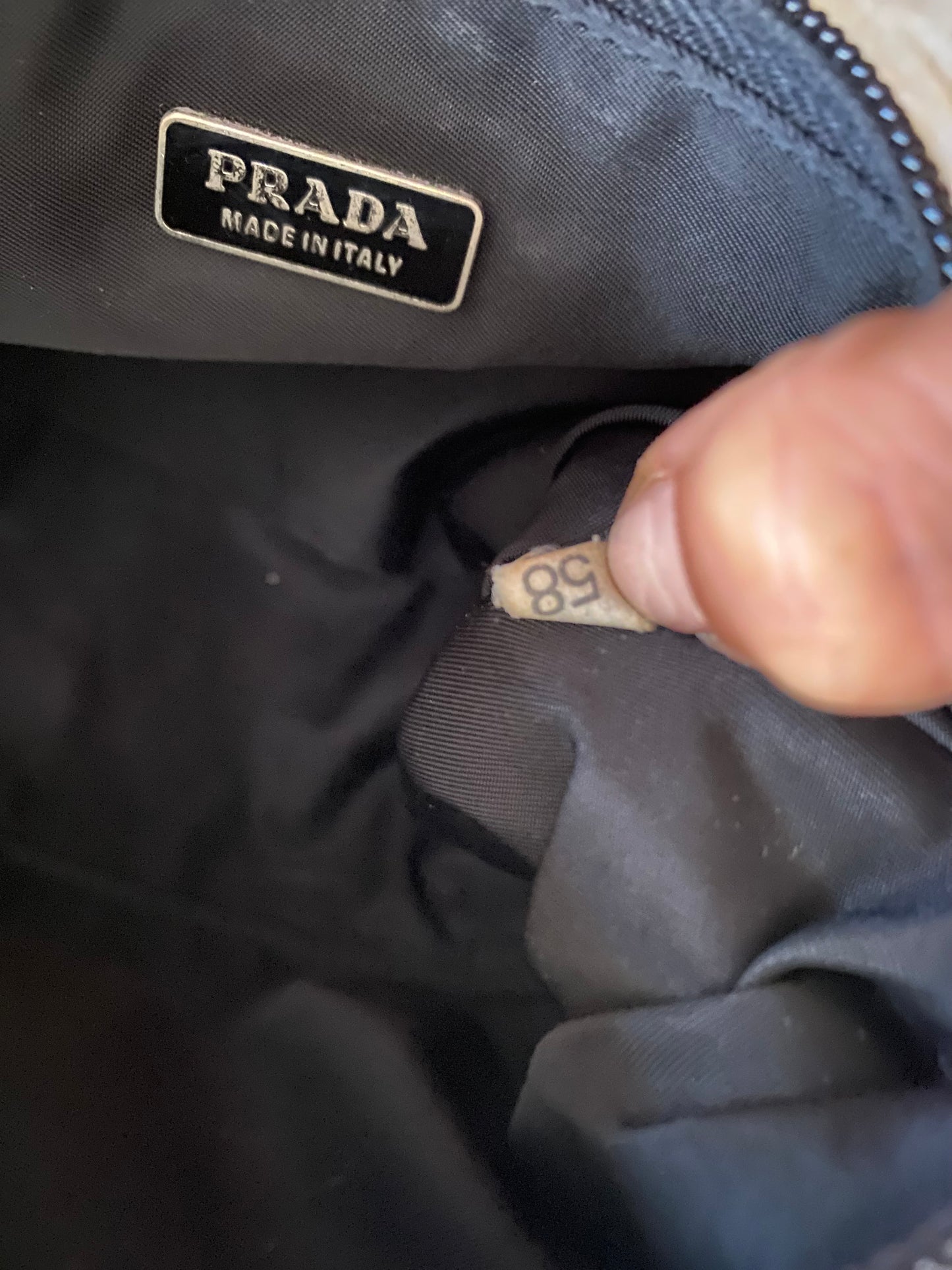 Prada hobo 2002 black