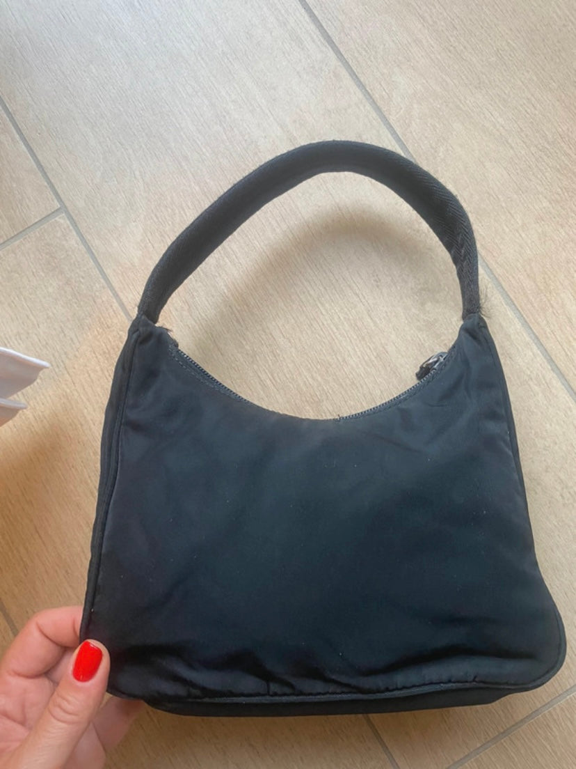 Prada hobo black nylon