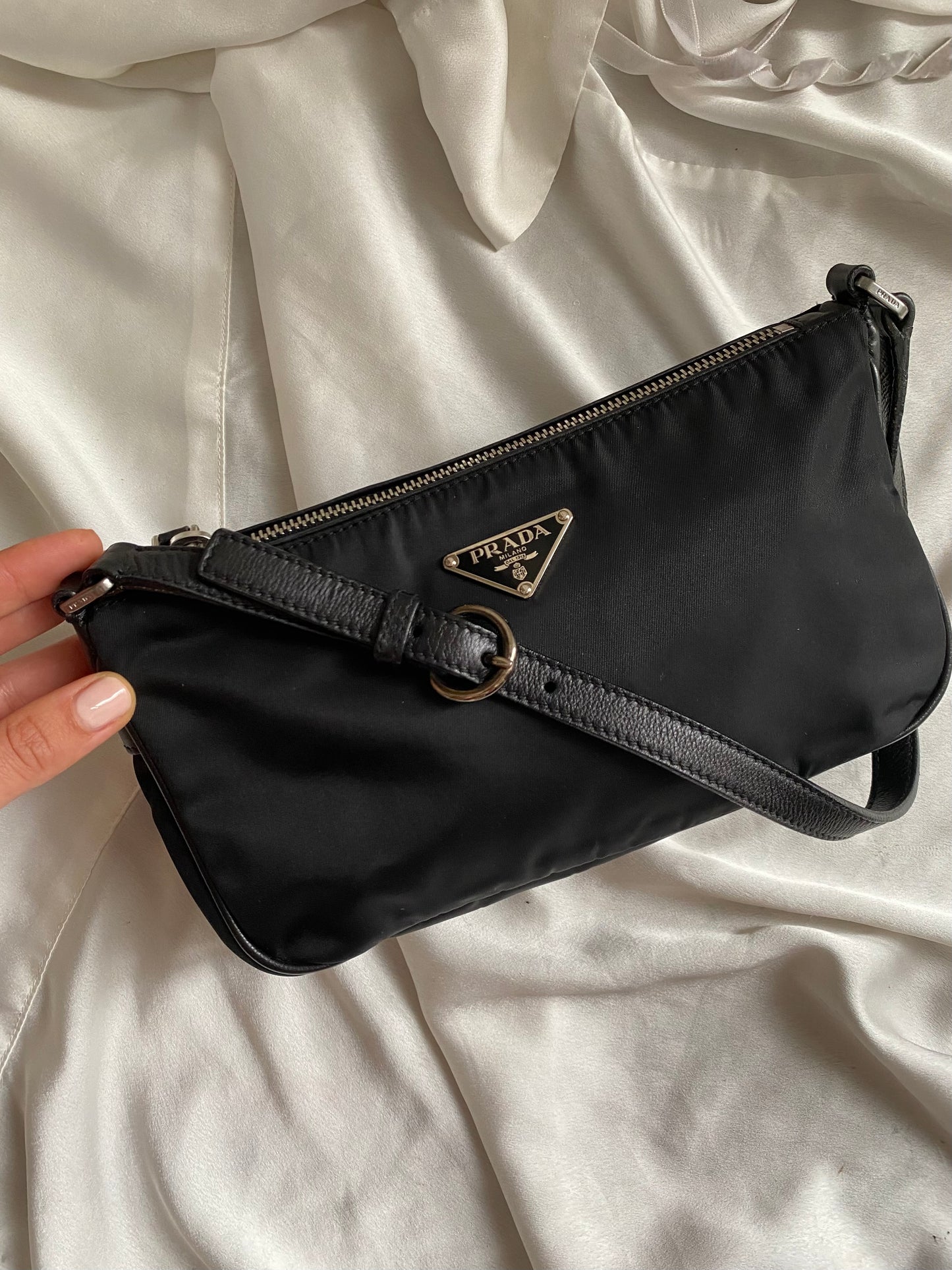 Prada hobo 2002 nylon e pelle
