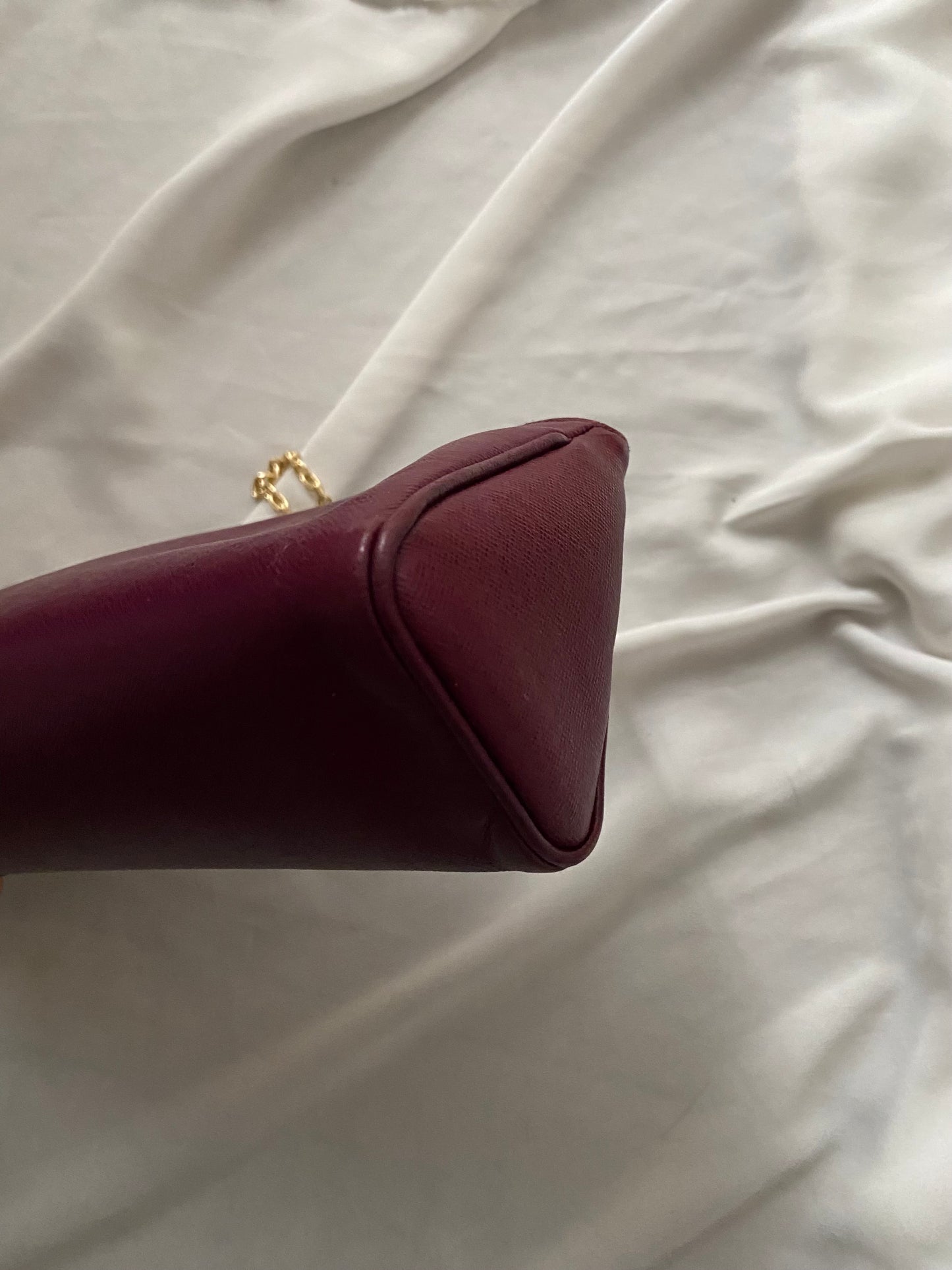 Dior pochette burgundy