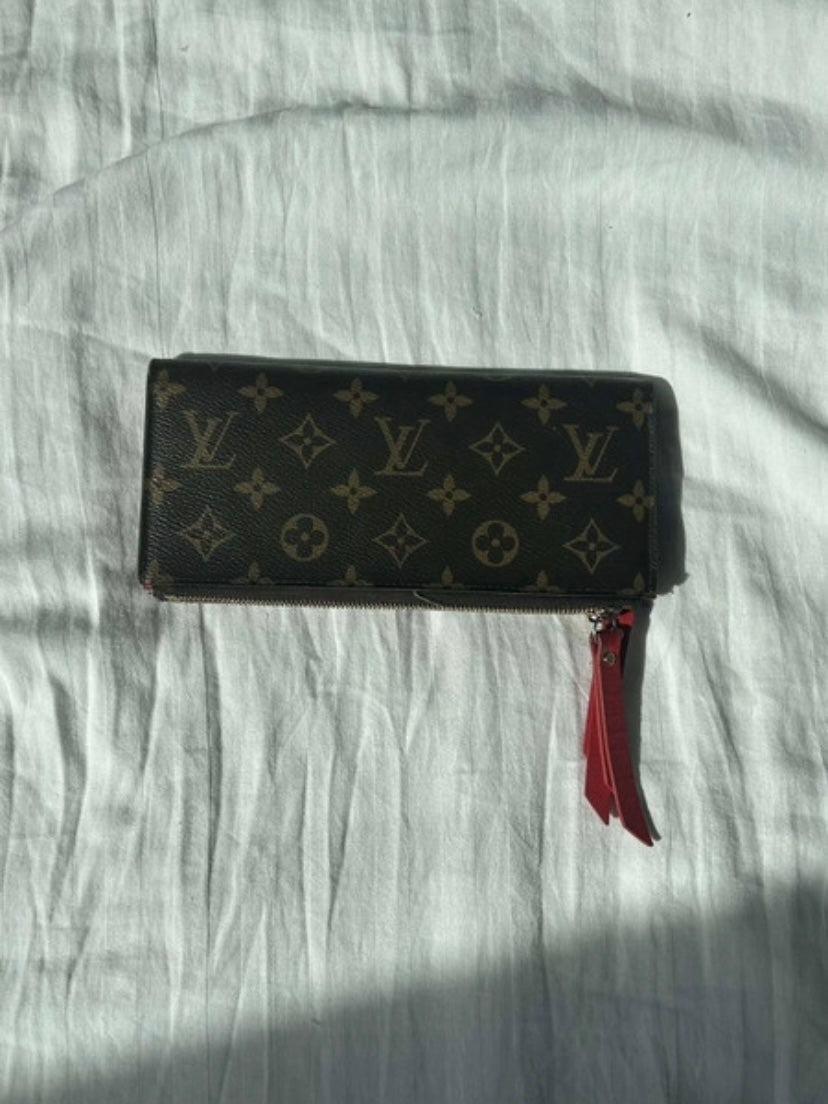 Louis Vuitton pochette Adele interno rosso