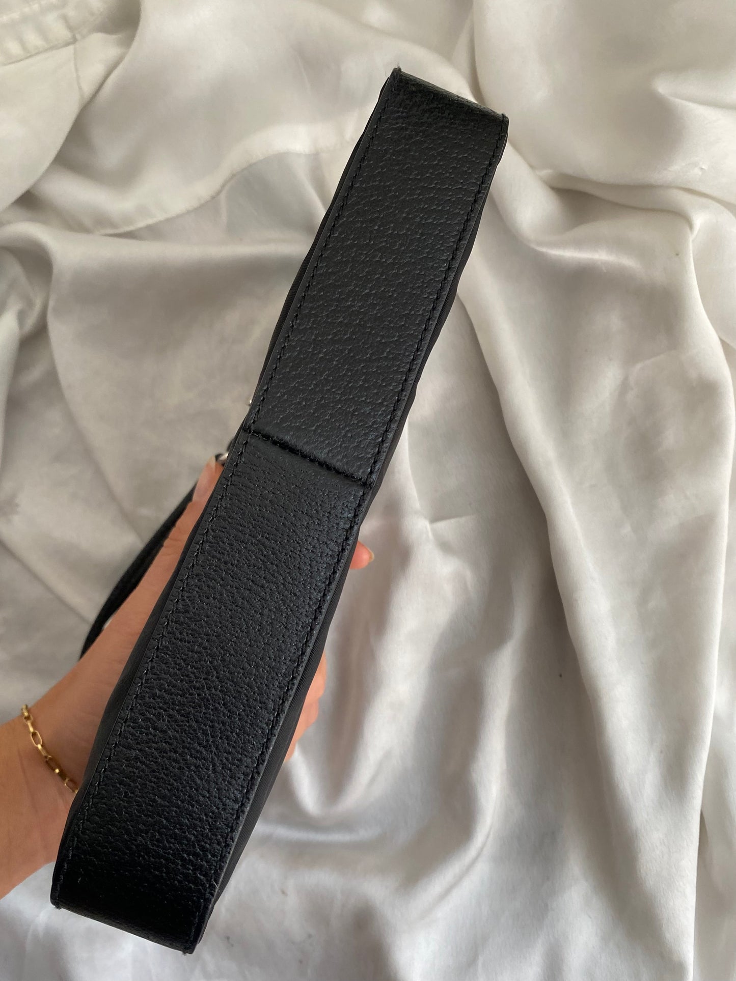 Prada nylon black pochette
