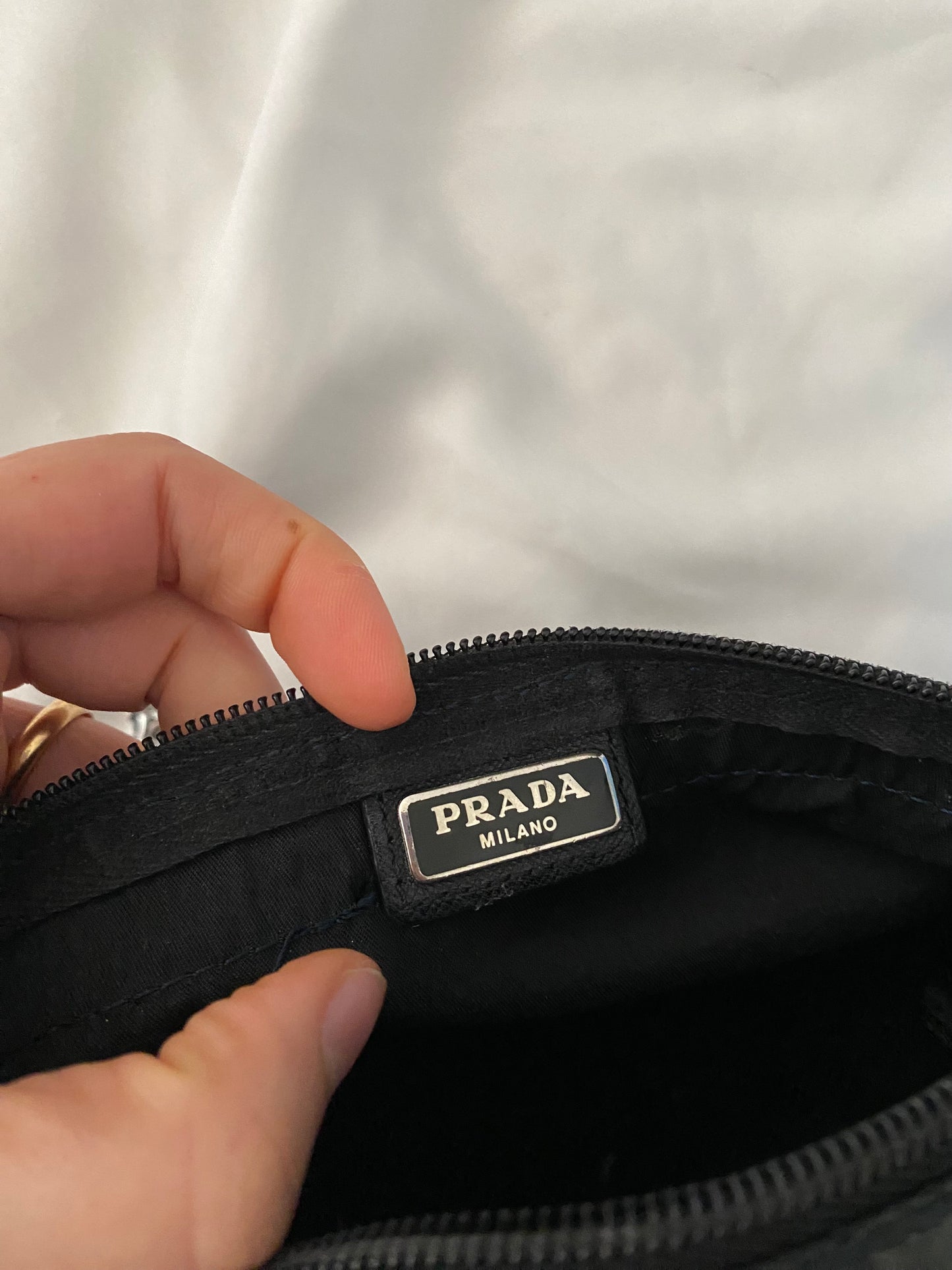 Prada Pochette Nera in Nylon