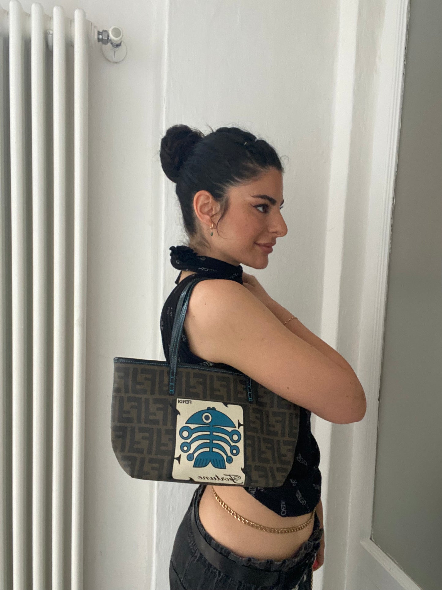 Fendi mini tote zucca edizione limitata Fortune