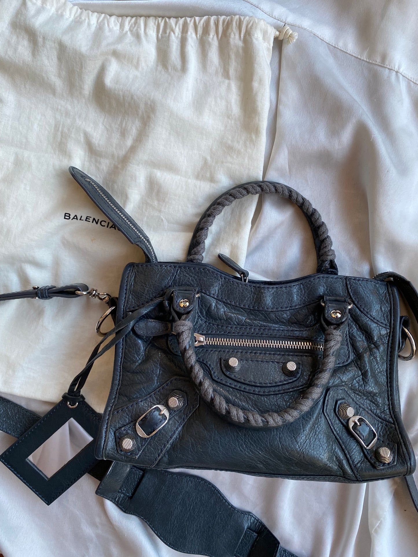 Balenciaga mini city antracite f/w 2013