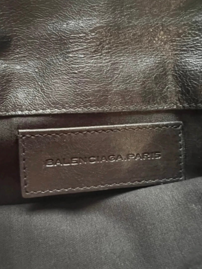 Balenciaga black city pochette