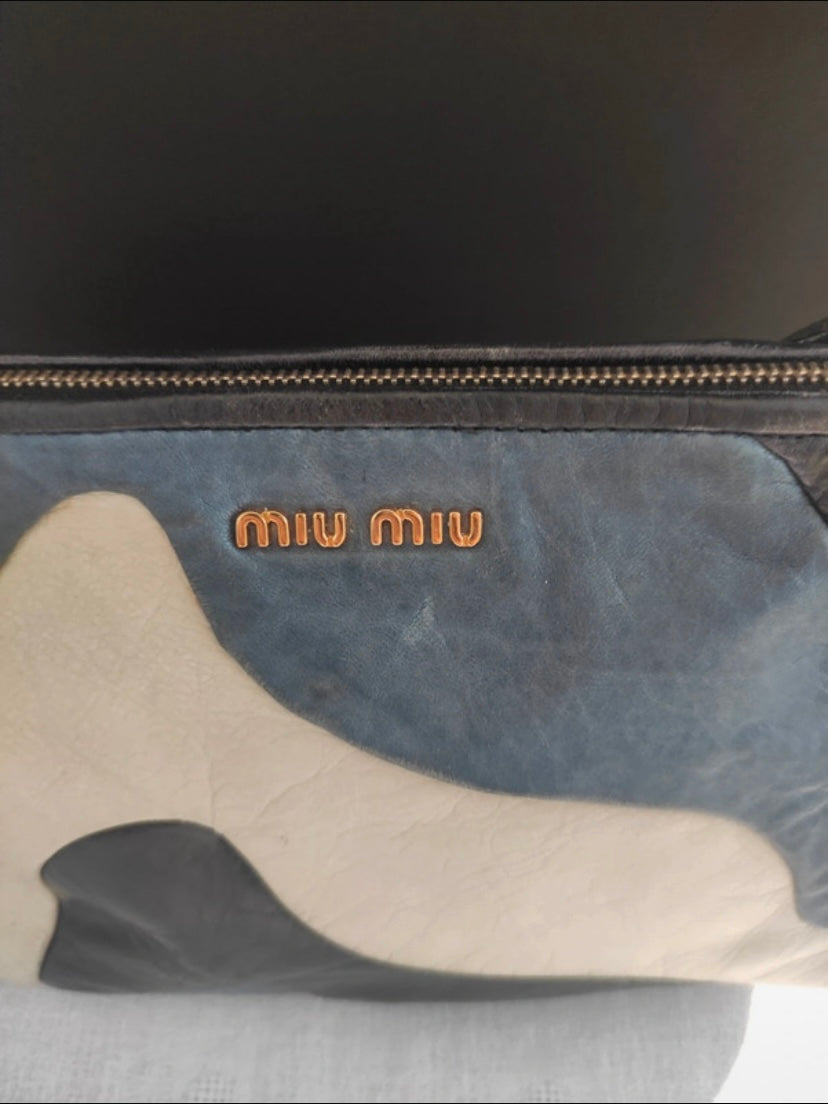 Miu Miu patchwork wave pochette