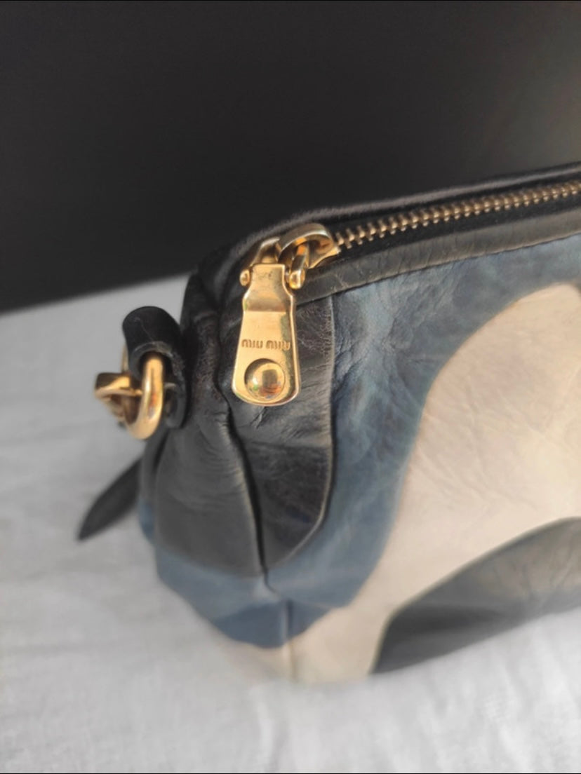 Miu Miu patchwork wave pochette