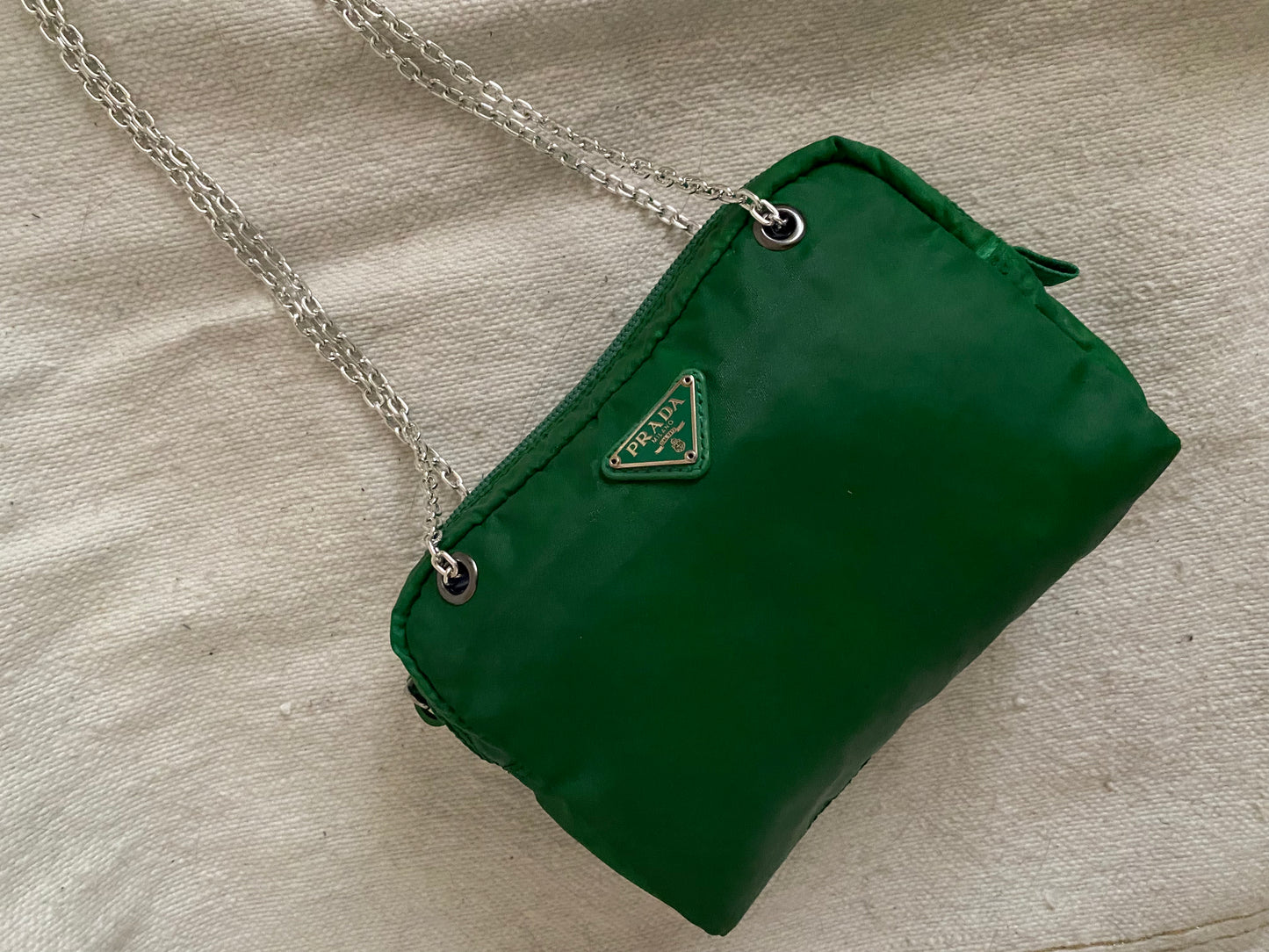 Prada pochette verde