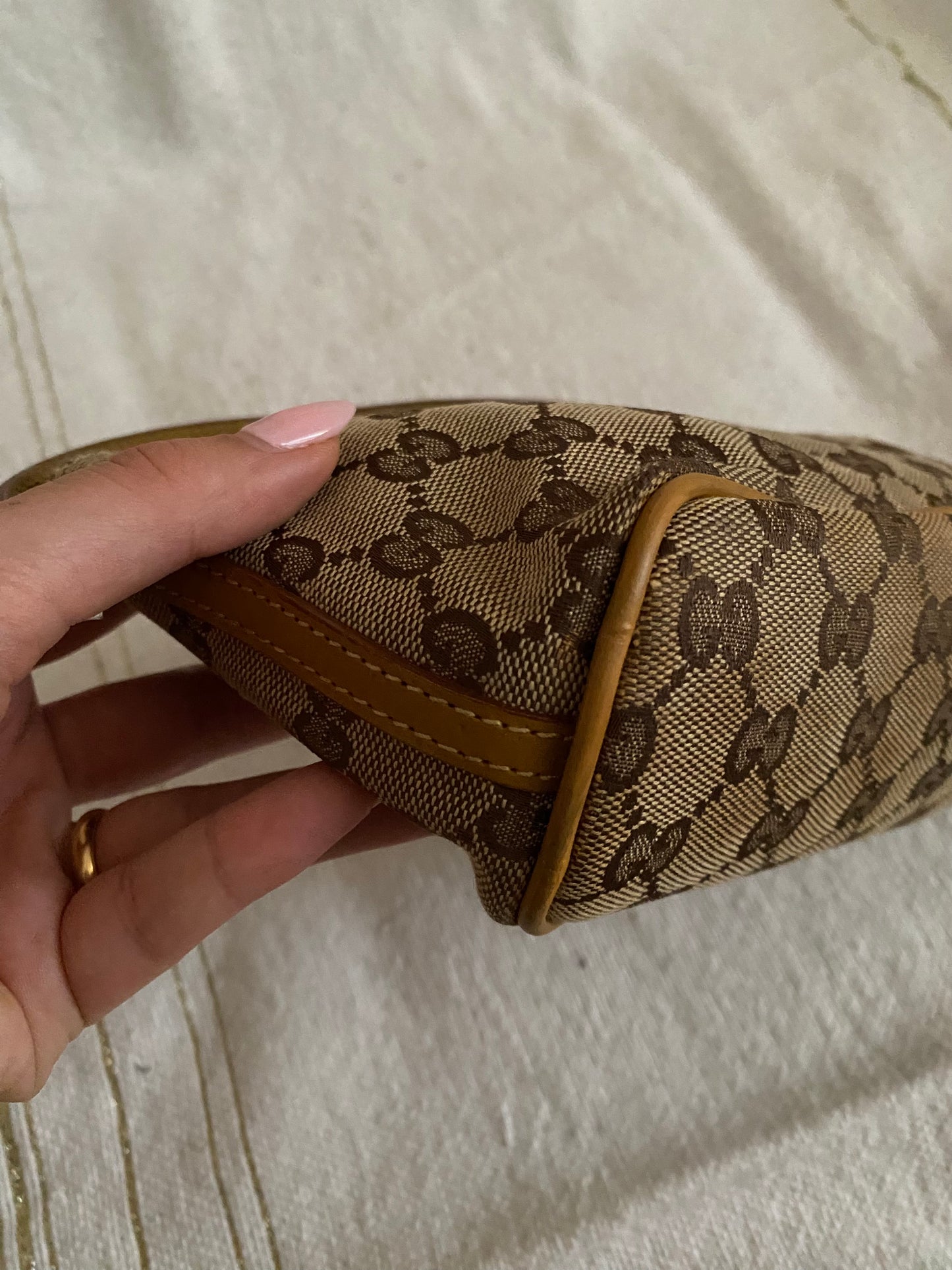 Gucci boat monogram nocciola