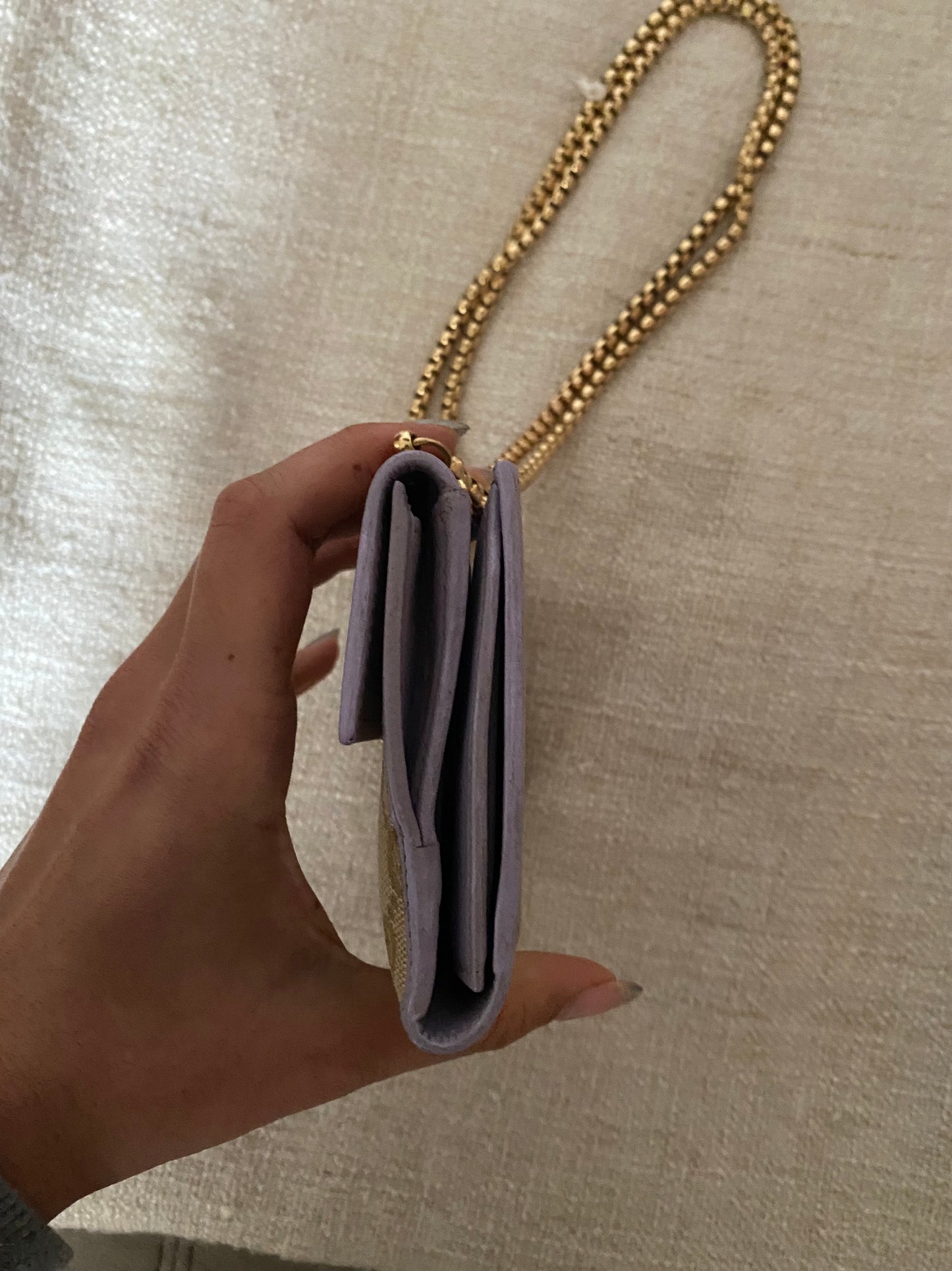 Gucci Classic Monogram Lilac Pochette