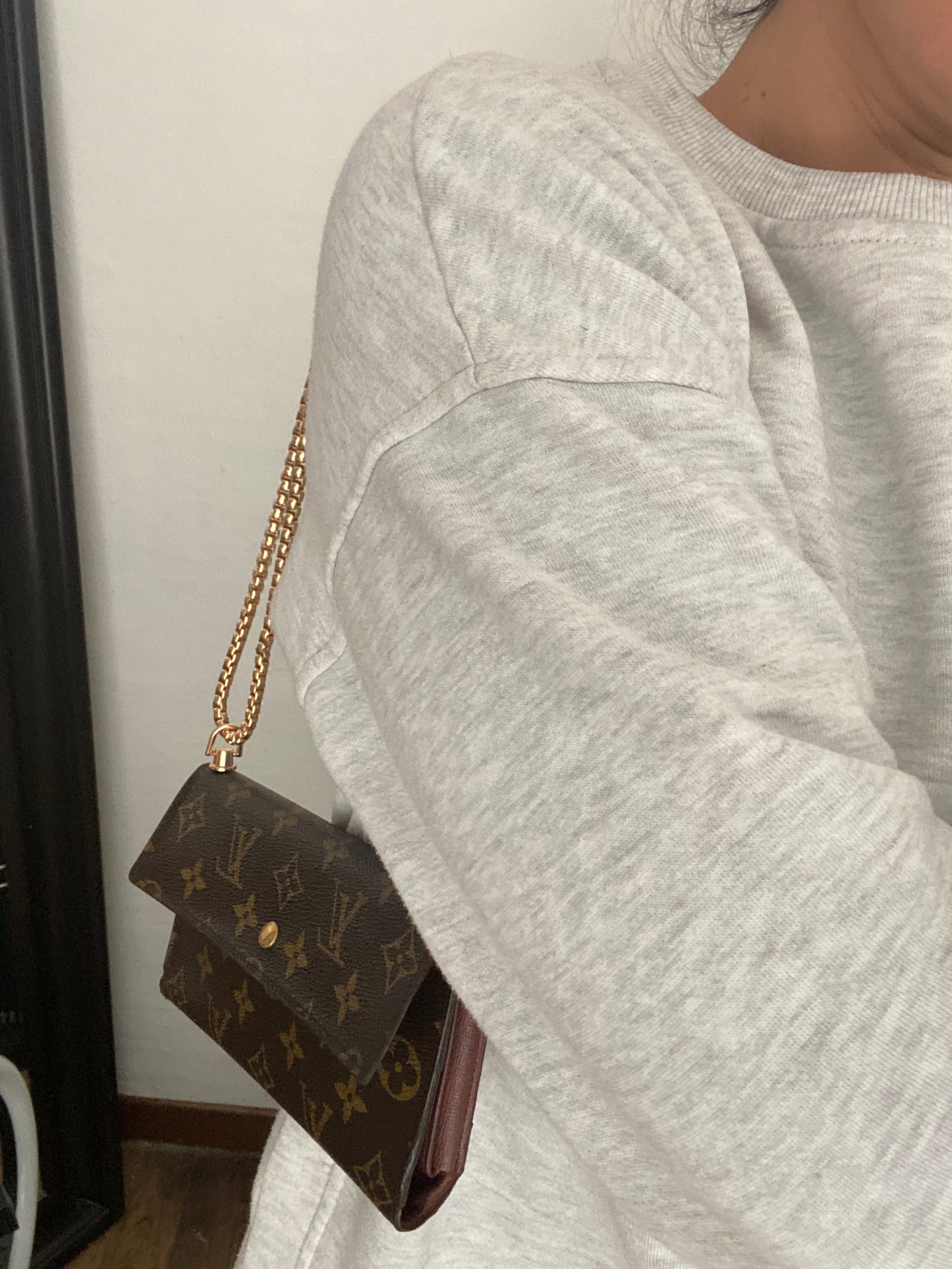 Louis Vuitton Pochette Monogram Brown