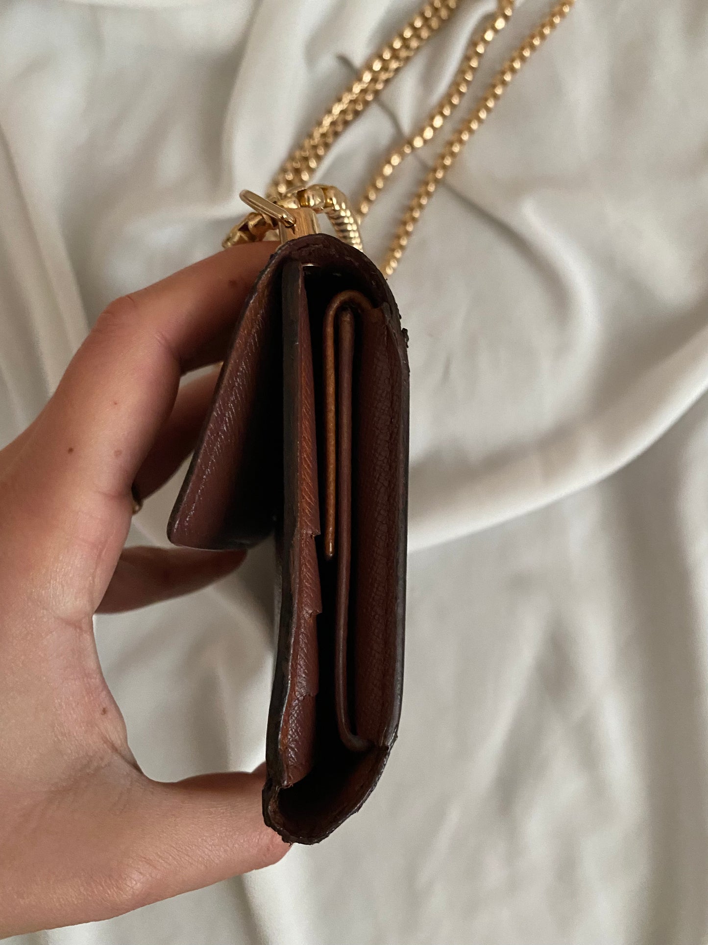 Louis Vuitton Pochette Monogram Brown