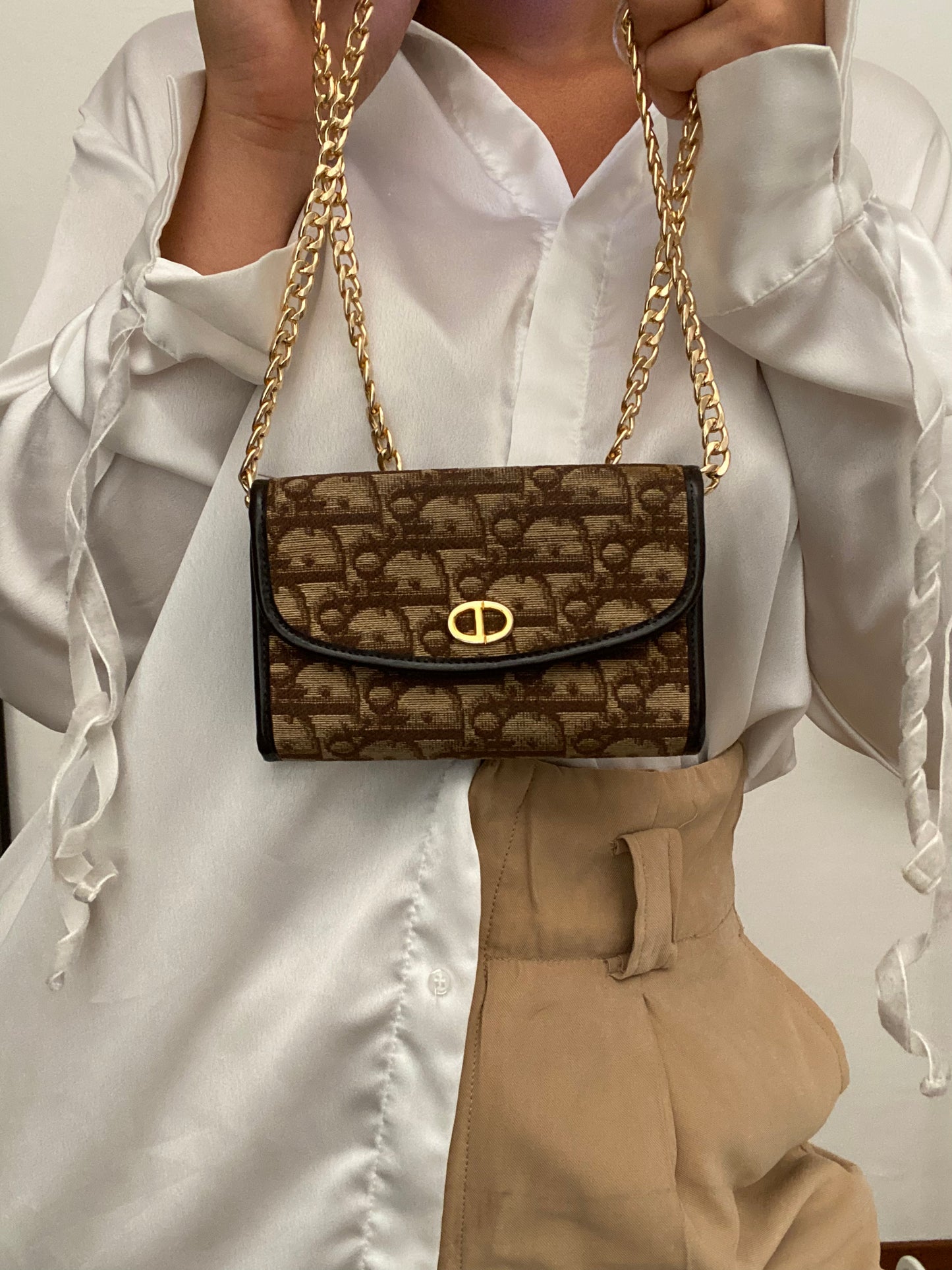 Dior Monogram Canvas Pochette