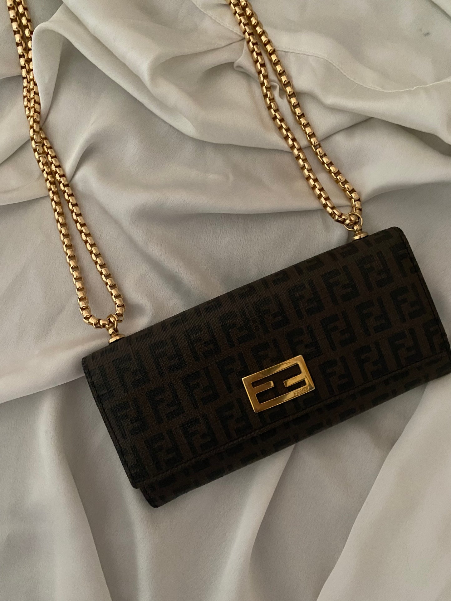 Fendi pochette brown