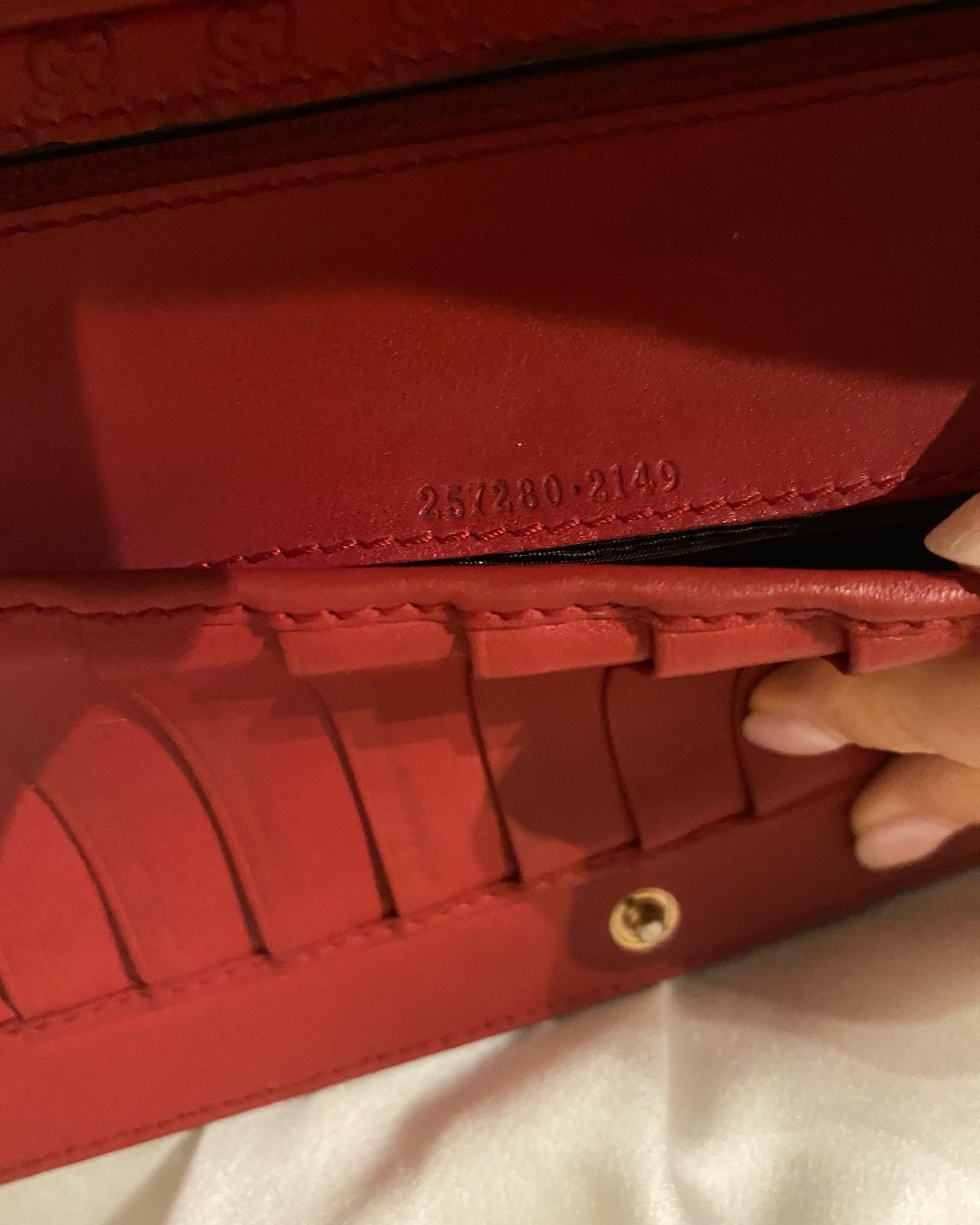 Gucci pochette bicolor