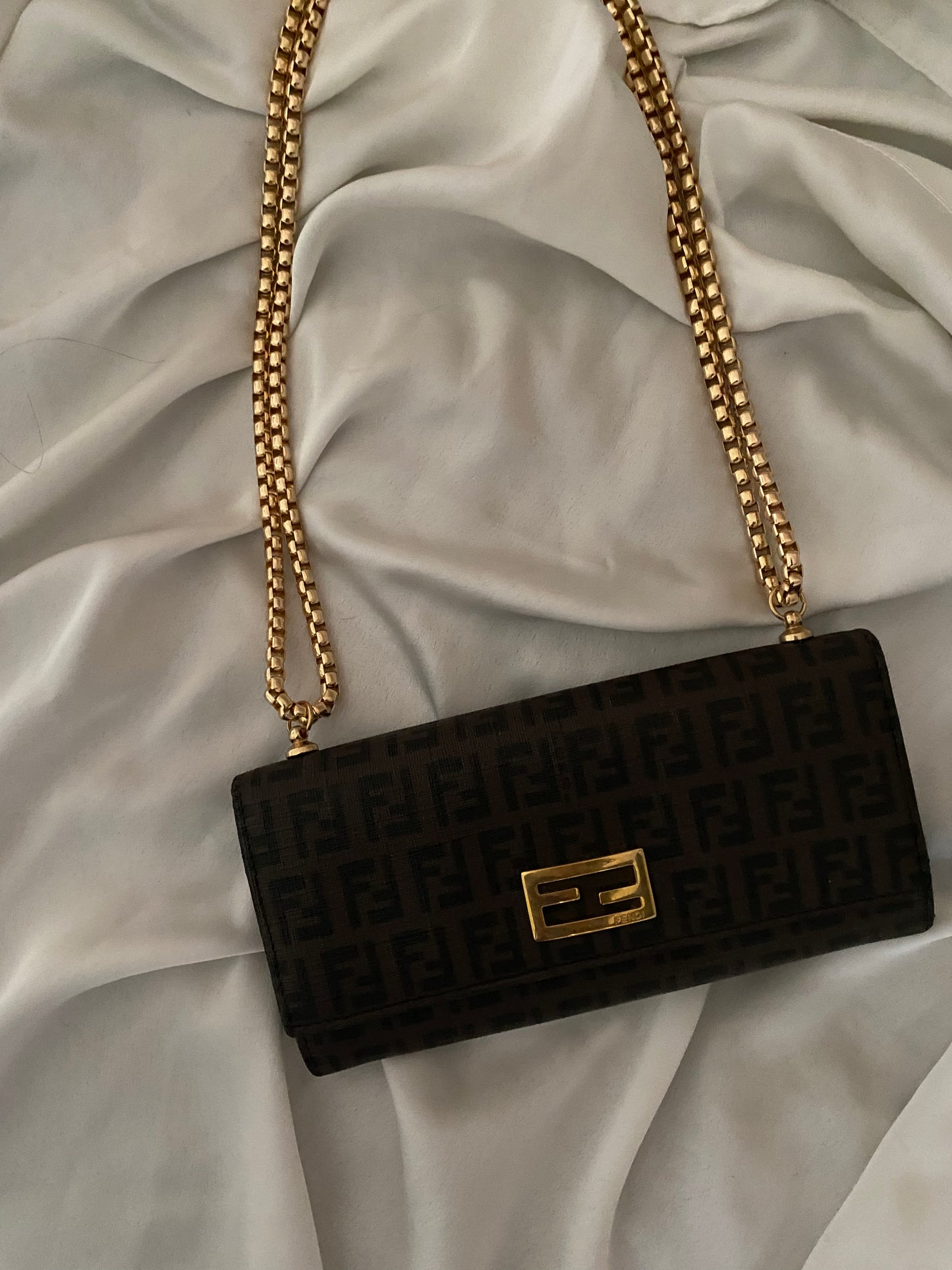 Fendi pochette brown