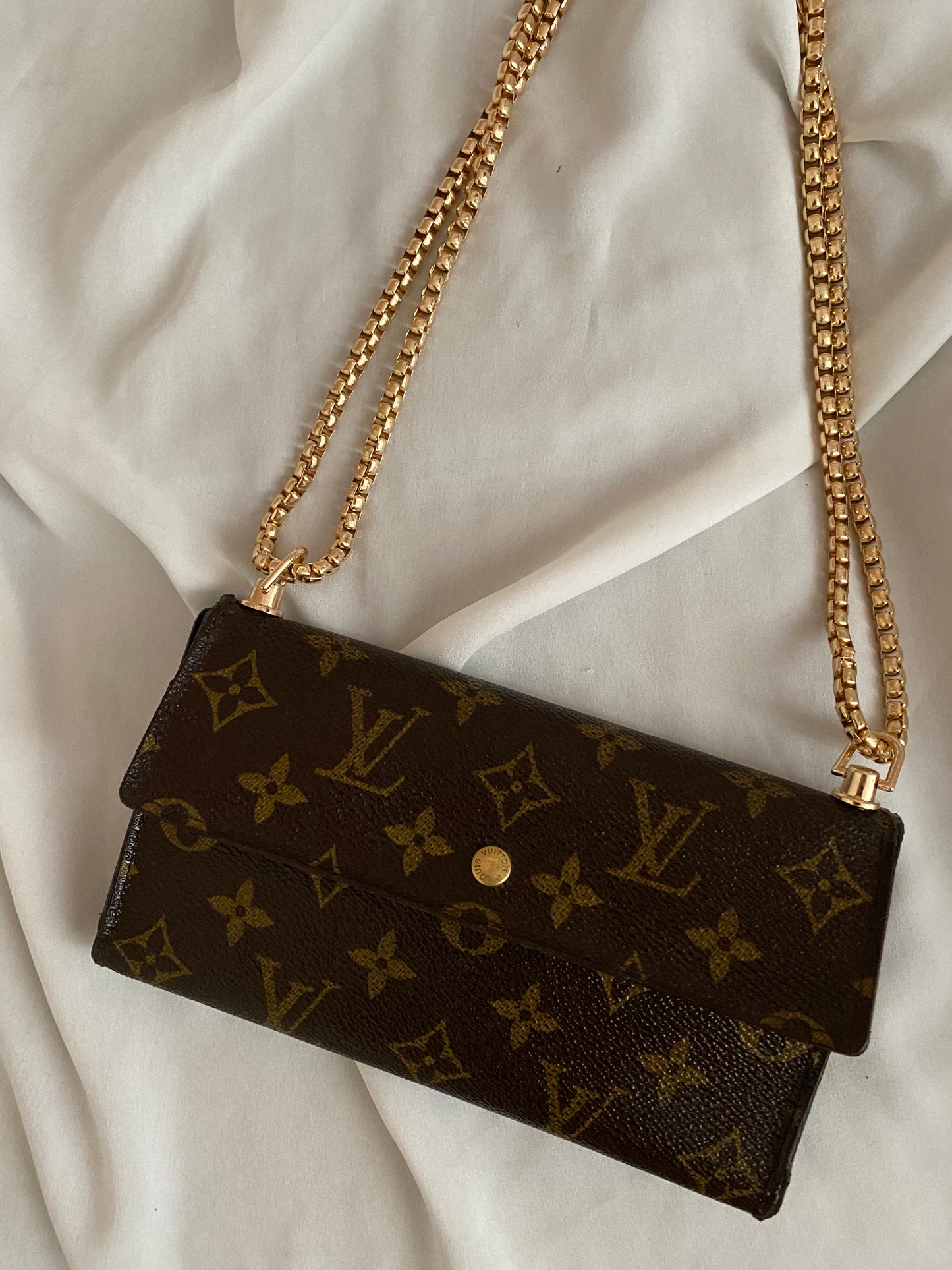 Louis Vuitton Pochette Monogram Brown