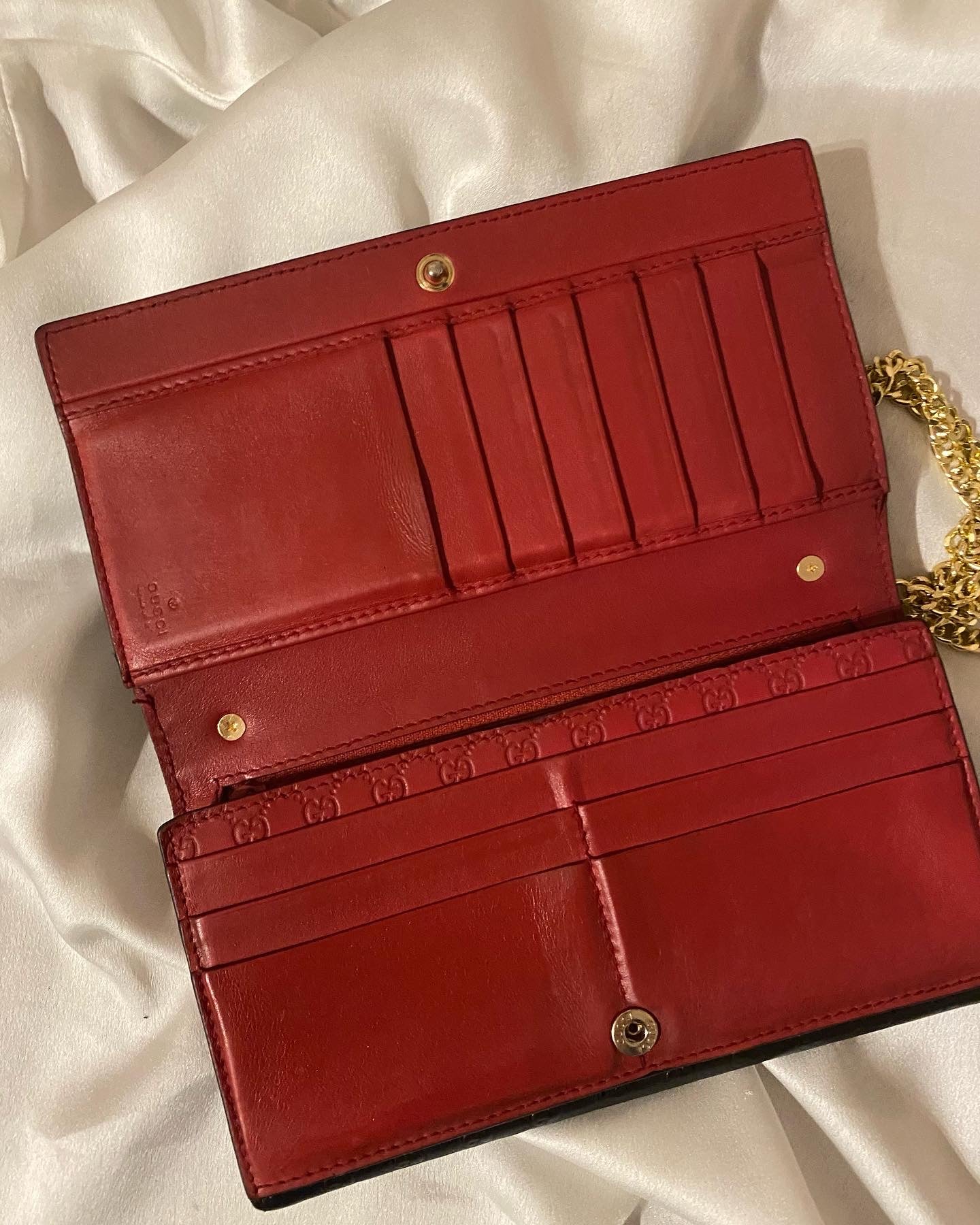 Gucci pochette bicolor