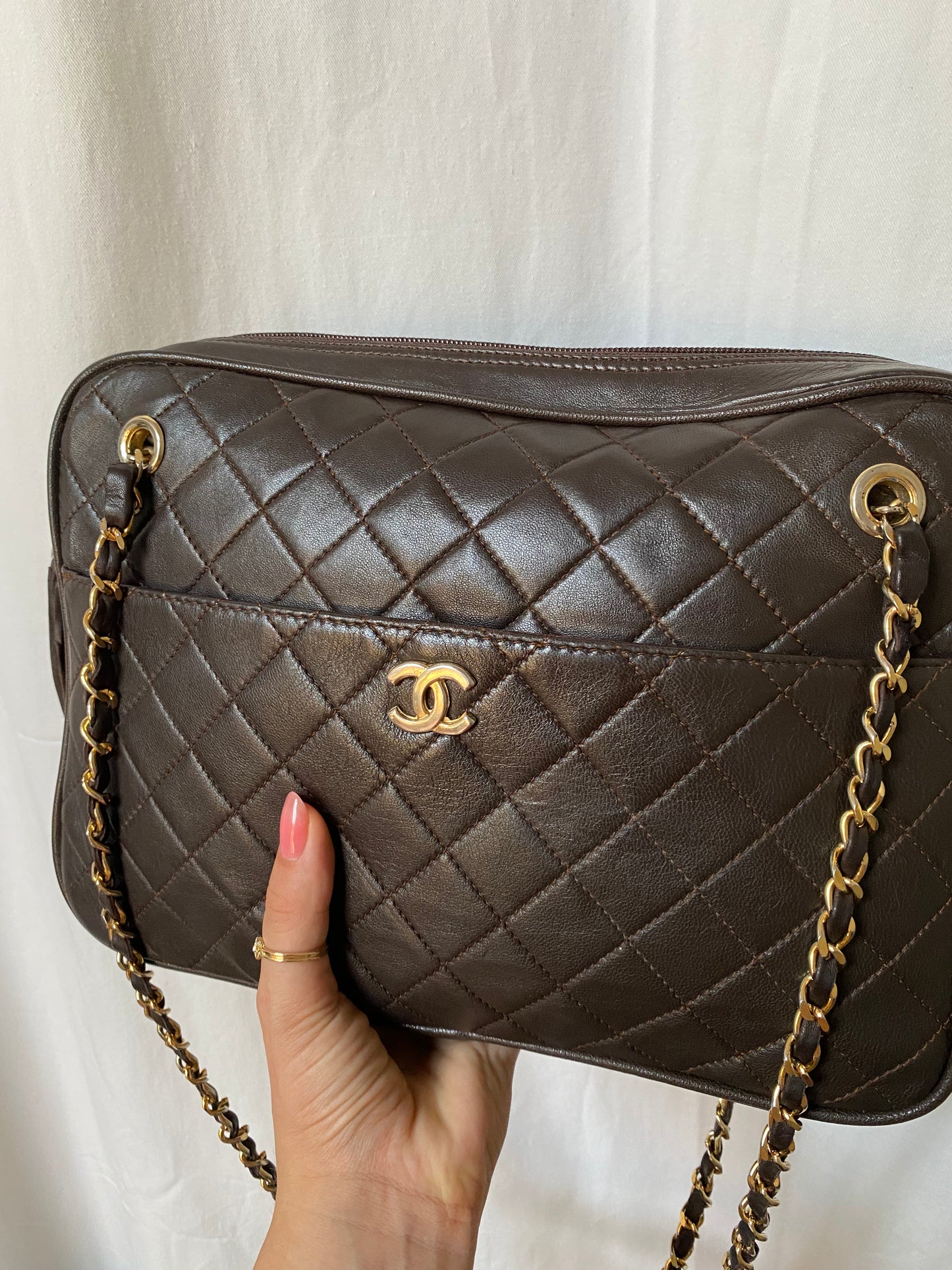 Chanel Camera Bag Cioccolato