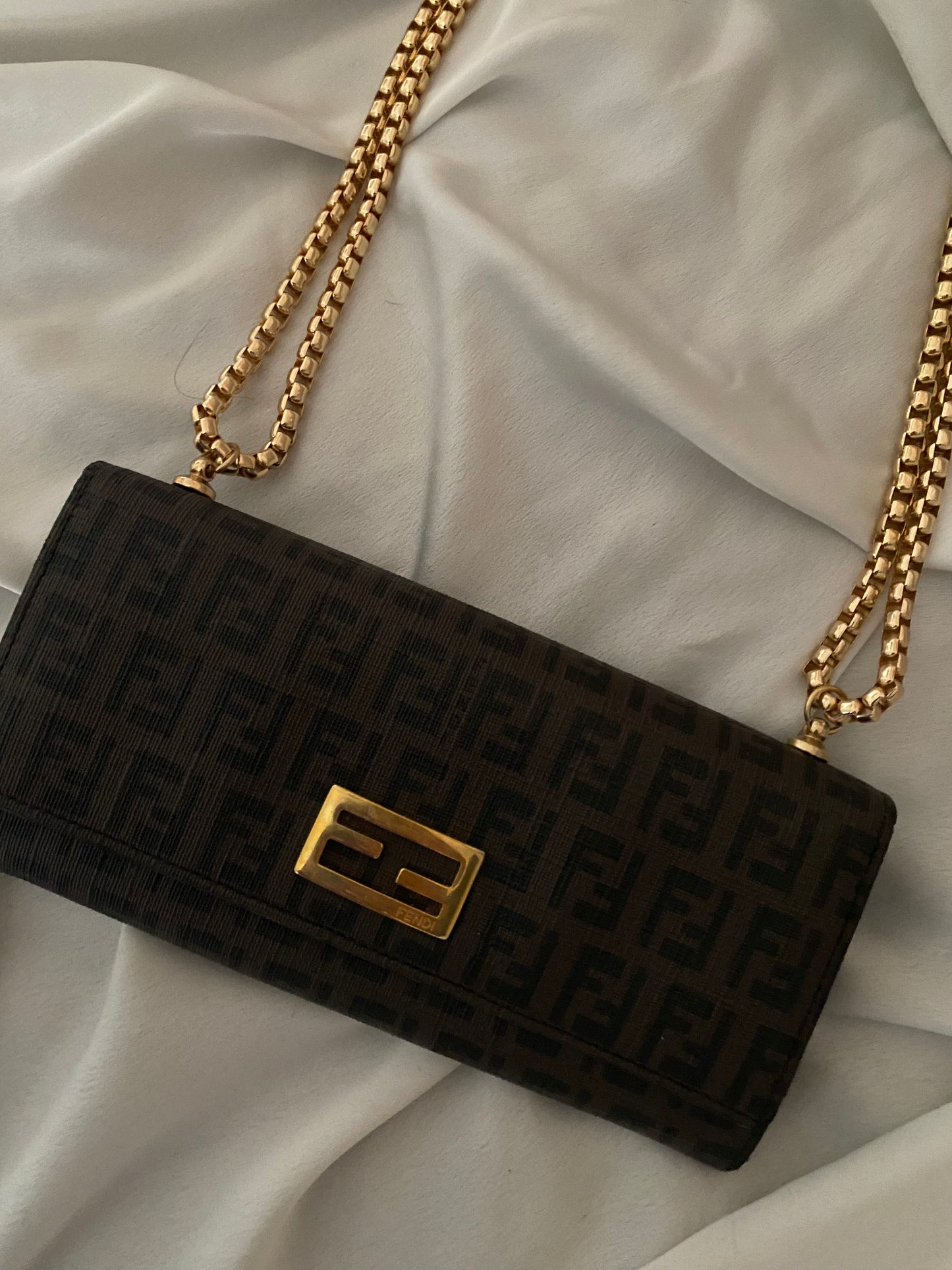 Fendi pochette brown