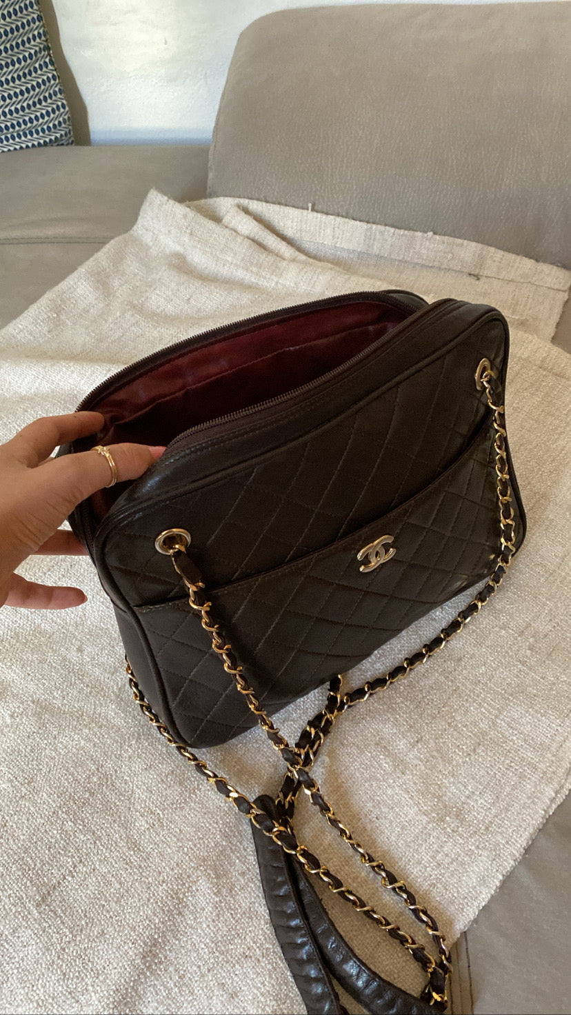 Chanel Camera Bag Cioccolato