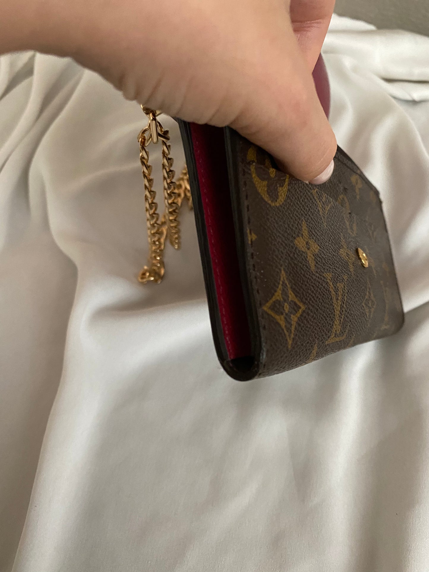 Louis Vuitton Pochette Monogram interni porpora