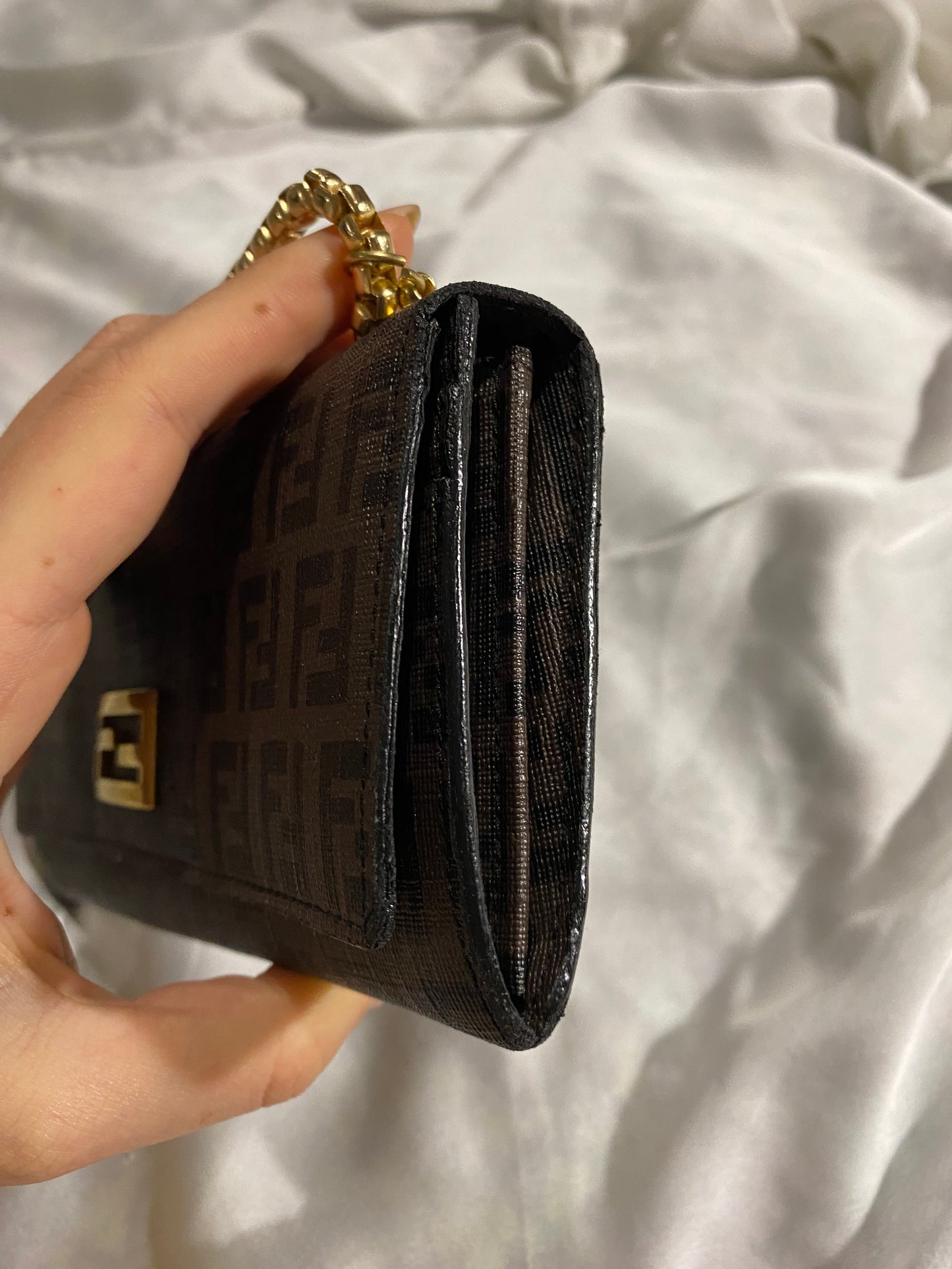 Fendi pochette brown