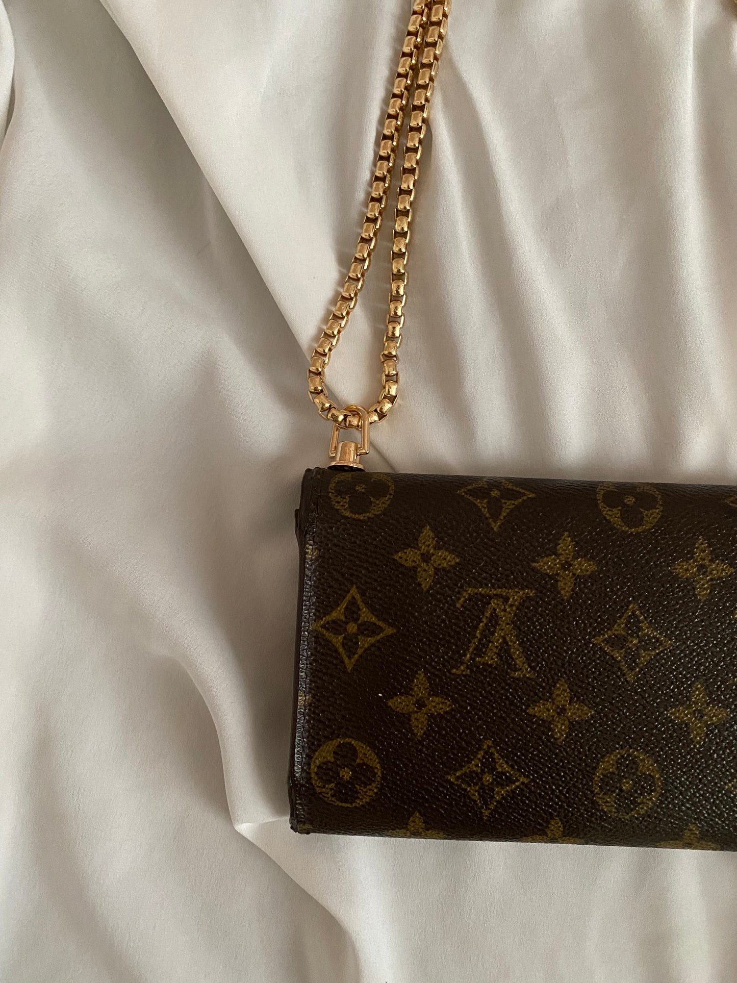 Louis Vuitton Pochette Monogram Brown