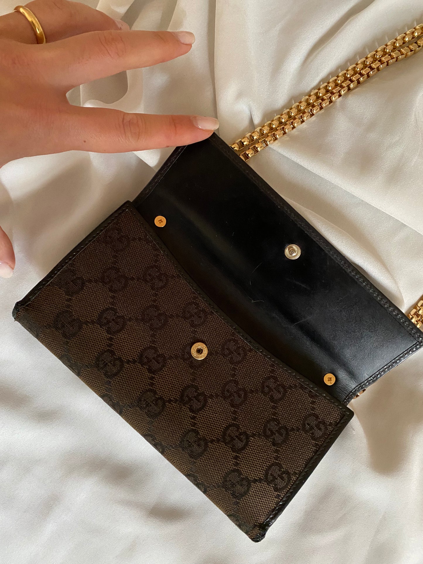 Gucci Pochette monogram brown