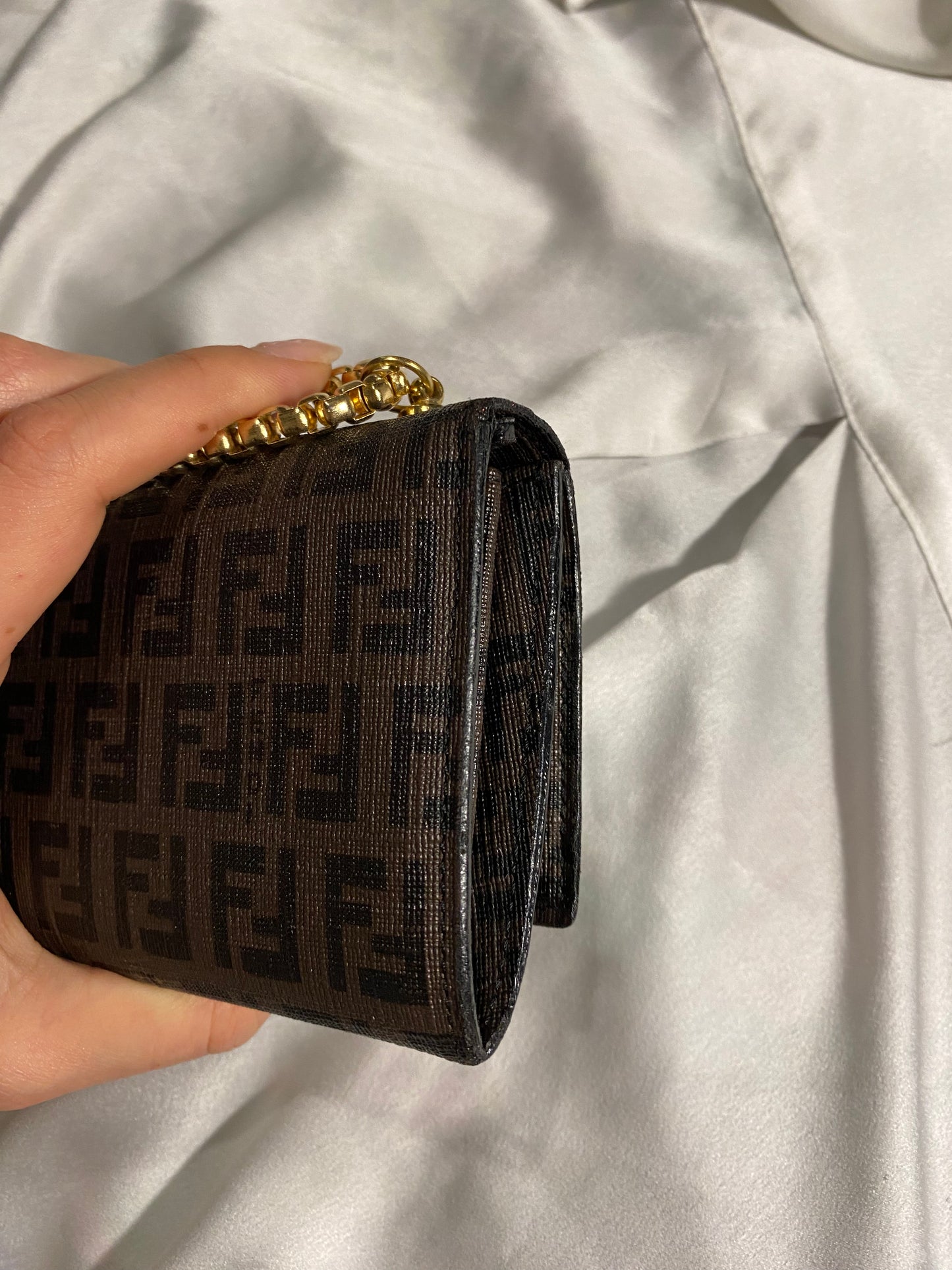 Fendi pochette brown