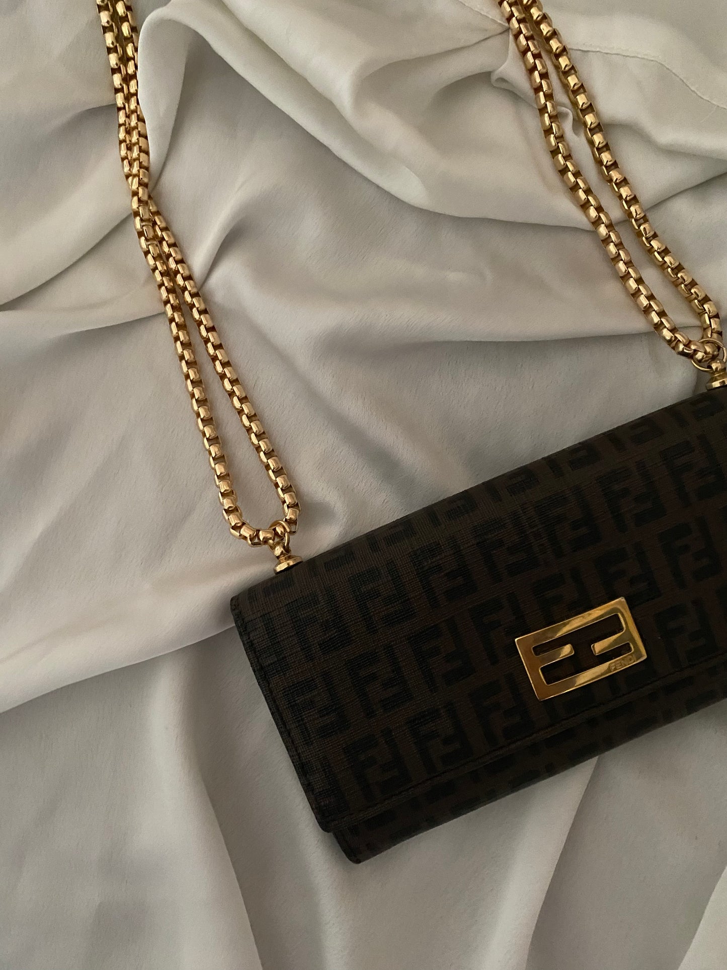 Fendi pochette brown